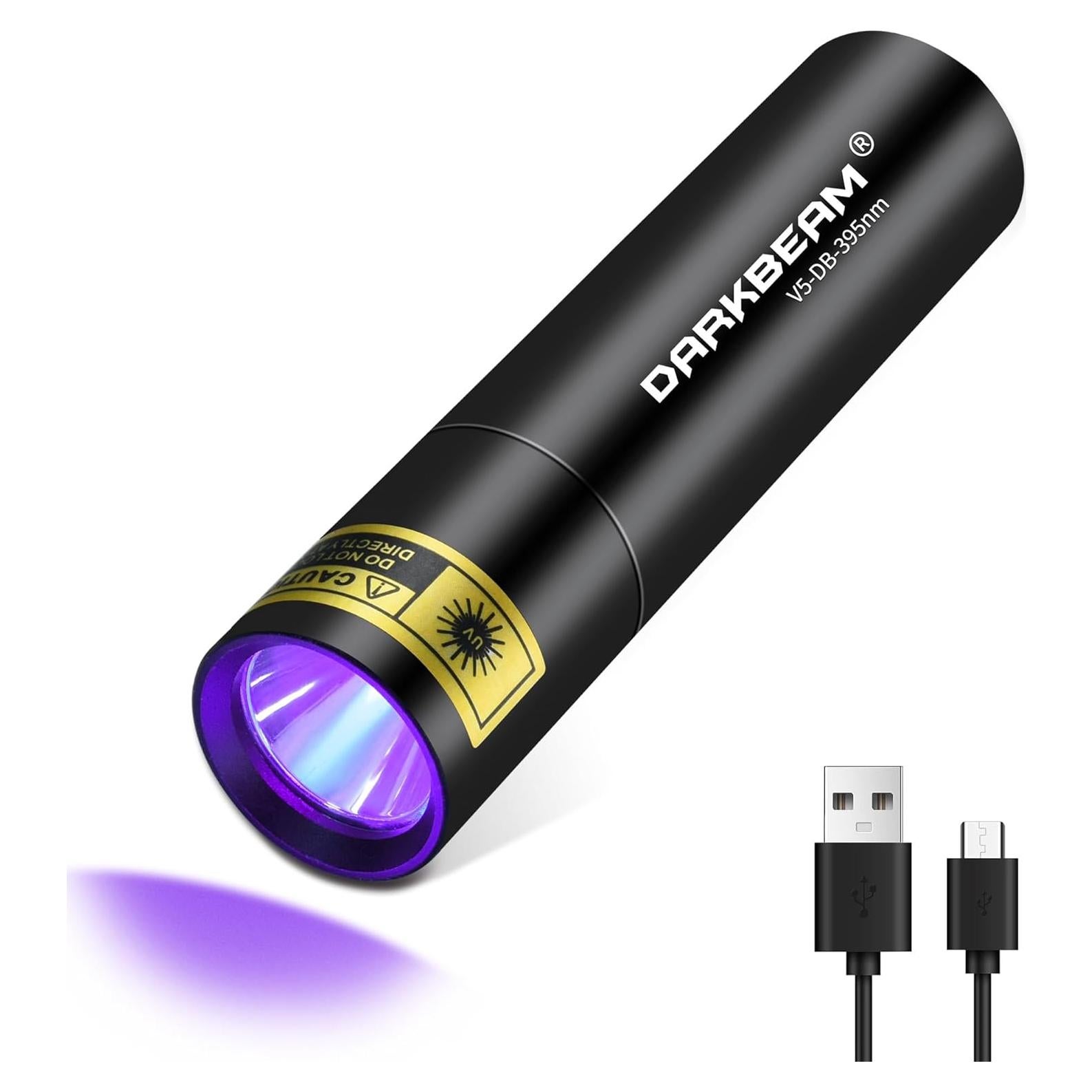 Linterna UV 395nm DARKBEAM Recargable USB-C Mini 1300mW