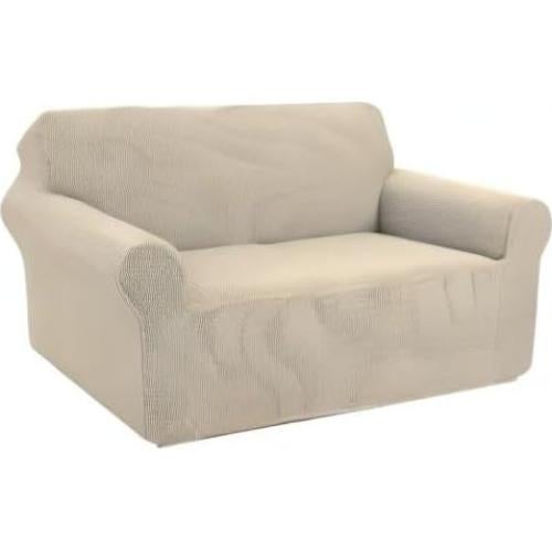 Funda de Sofá Estirable U-NICE HOME Beige 2 Cojines