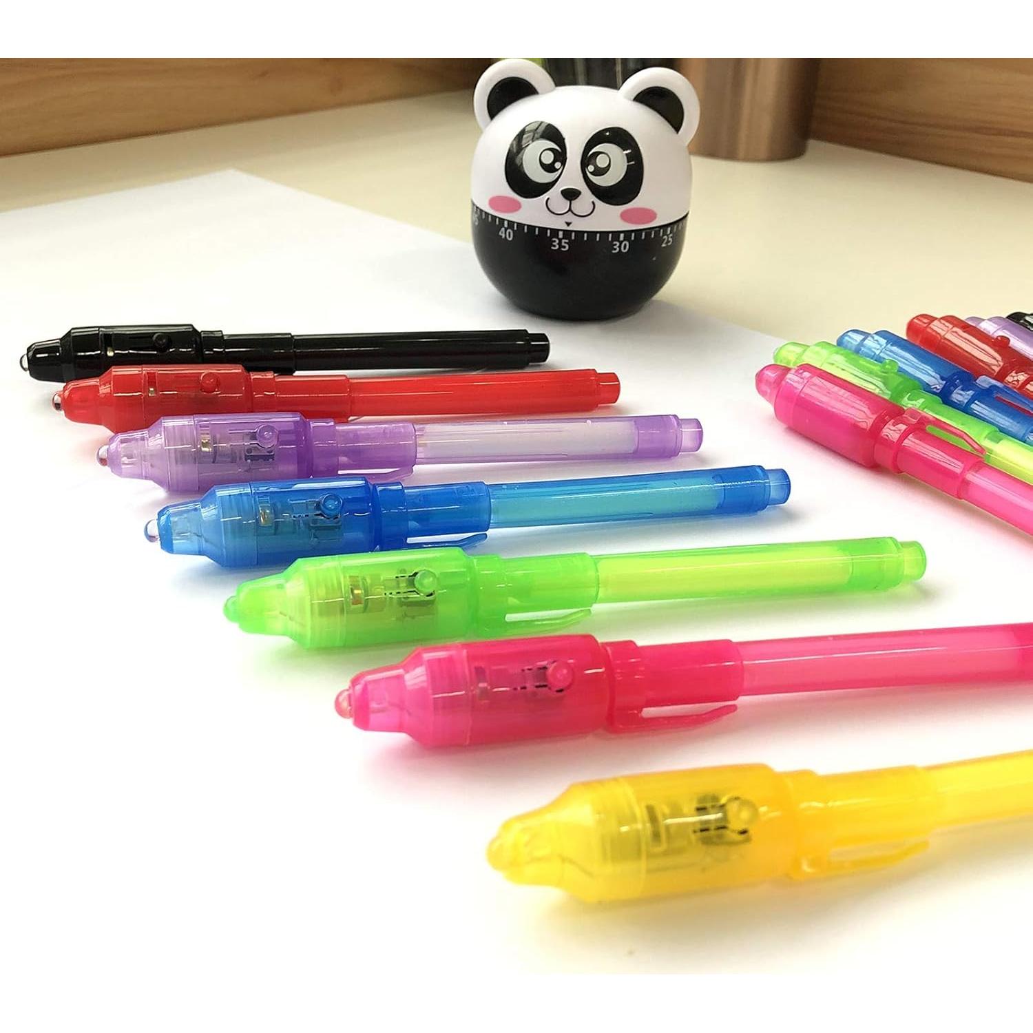 Bolígrafo Tinta Invisible SCStyle 28 Pcs con Luz UV