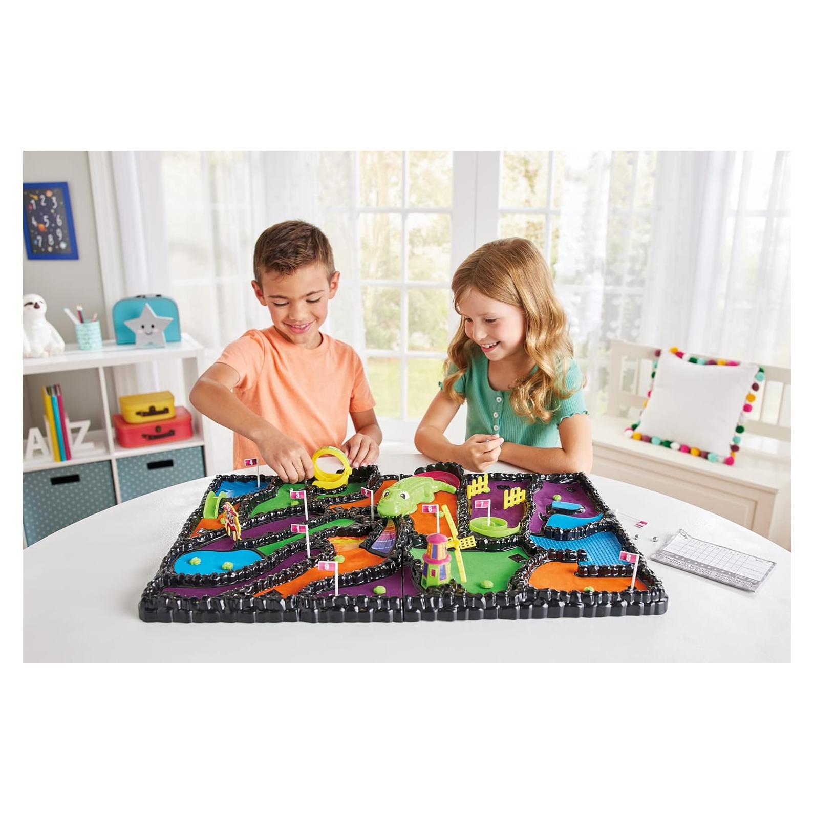 Juego de Mini Golf Interactivo - 9 Hoyos y Obstáculos