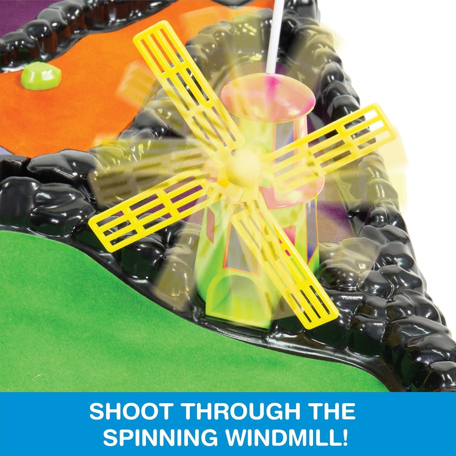 Juego de Mini Golf Interactivo - 9 Hoyos y Obstáculos