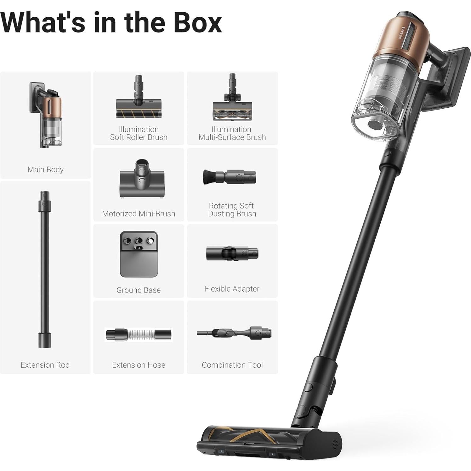 Aspiradora Inalámbrica DREAME Z20 250AW 90 Minutos Multi-Superficie