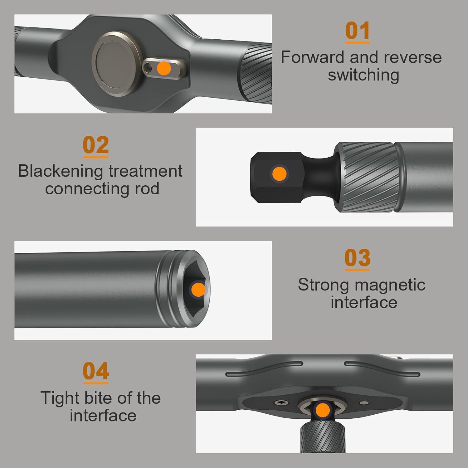 Juego de Destornilladores JXTZ 42 en 1 Magnéticos con Mango T