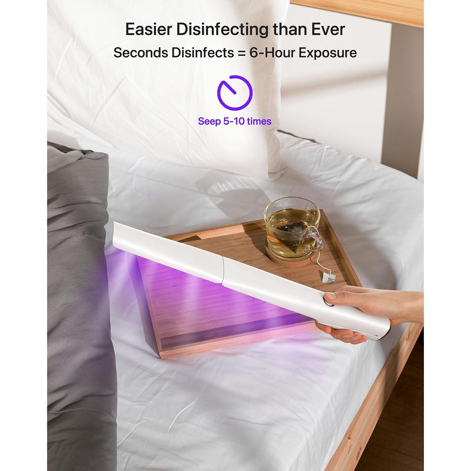 Varita desinfectante UV Knizen X5, portátil y recargable