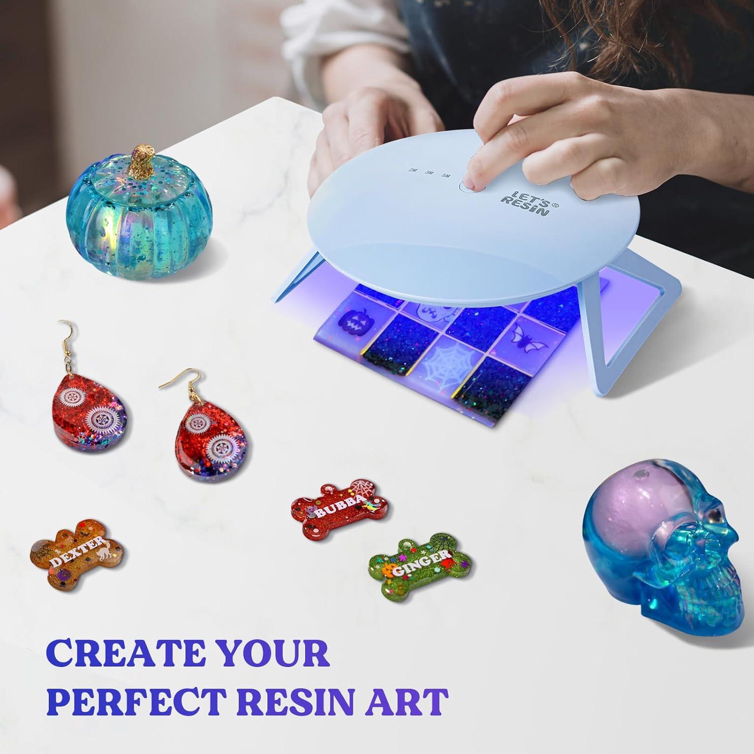 Lámpara UV LET'S RESIN Pro 15x15cm Plegable y Portátil