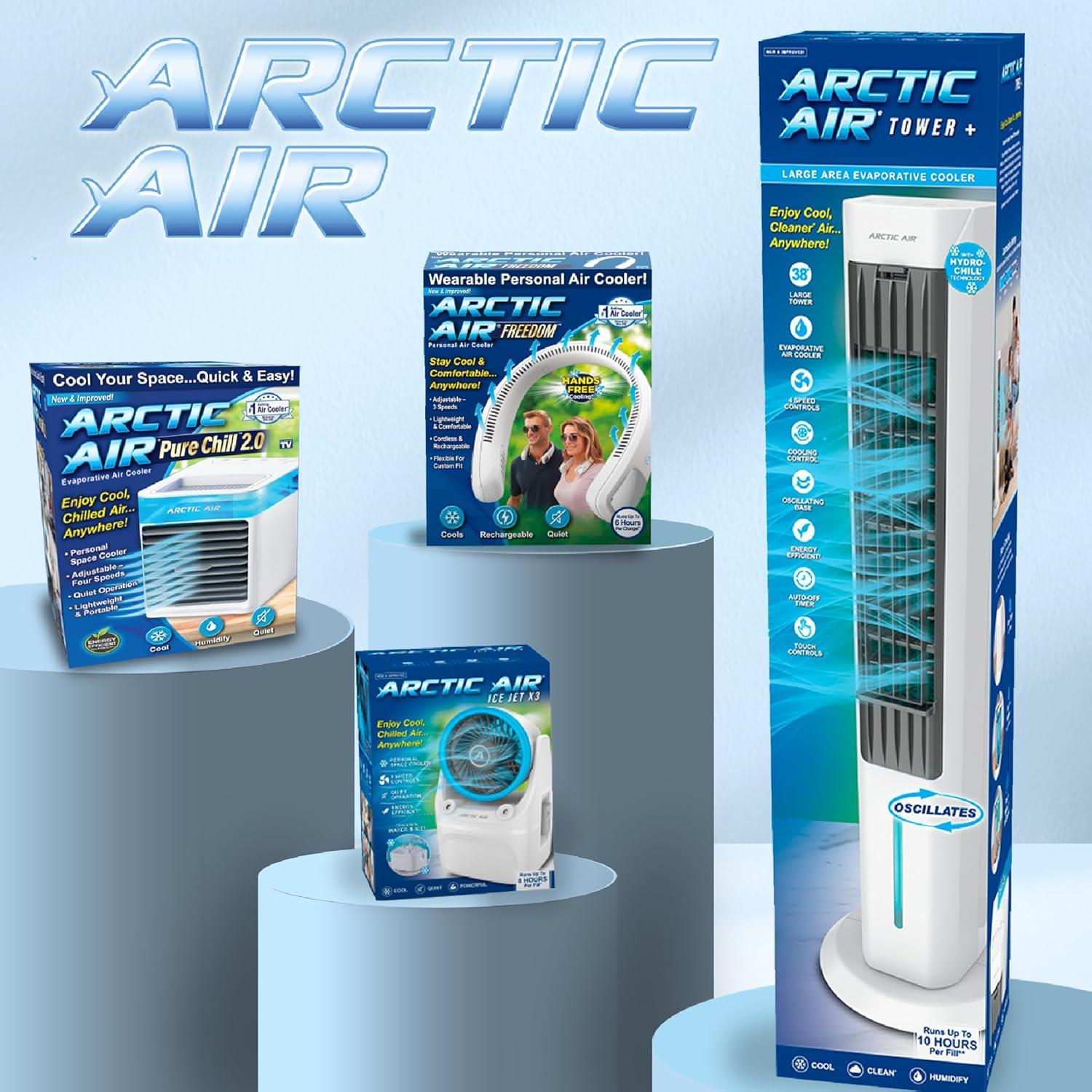 Enfriador de Aire Evaporativo Arctic Air Pure Chill 2.0 - Portátil, Eficiente y Silencioso