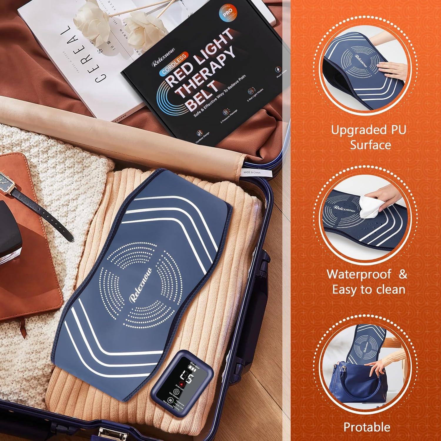 Cinturón de Masaje Infrarrojo RELEXNOW con Calor y Vibración