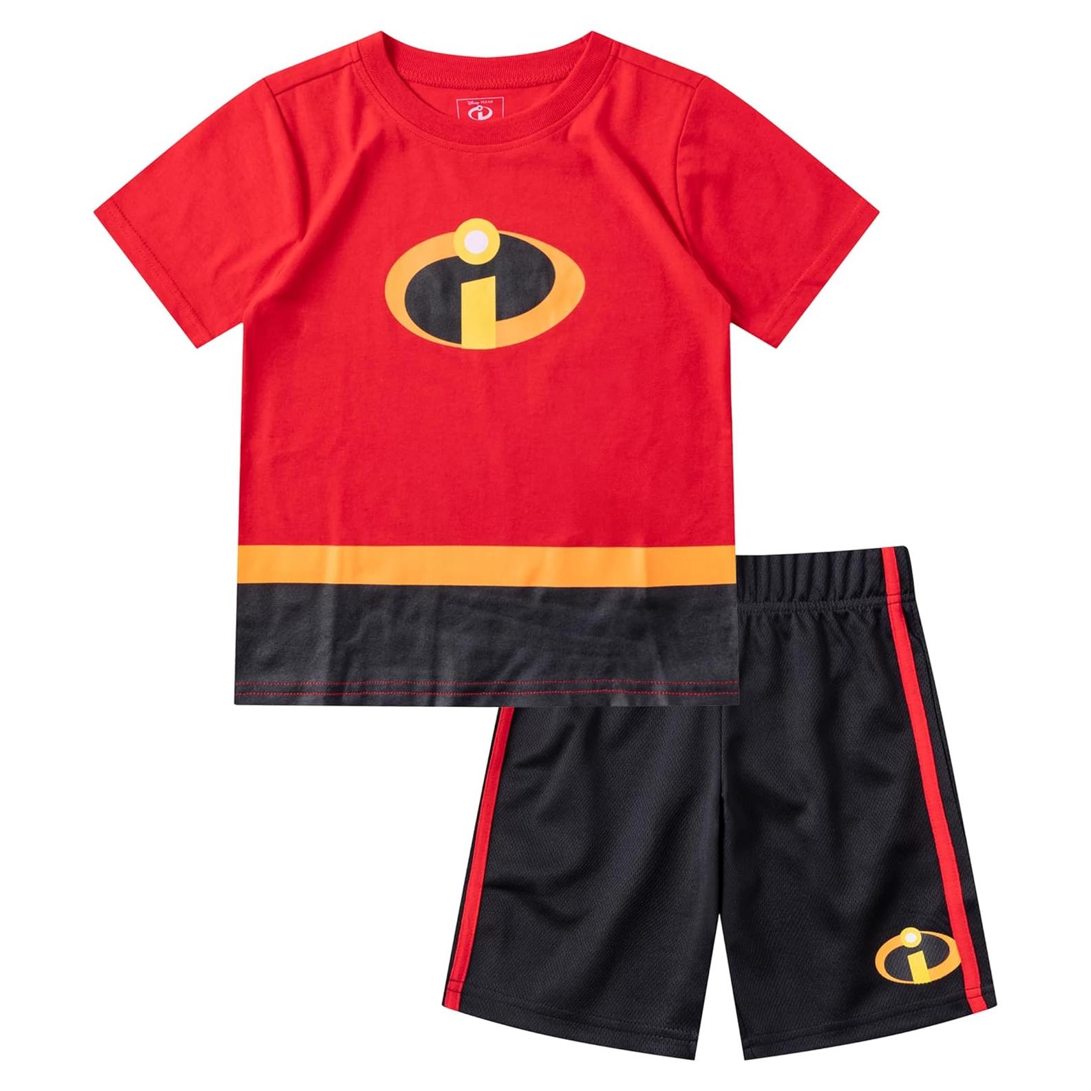 Conjunto Disney Cars Mickey Mouse Pantalones Cortos Niños 2T