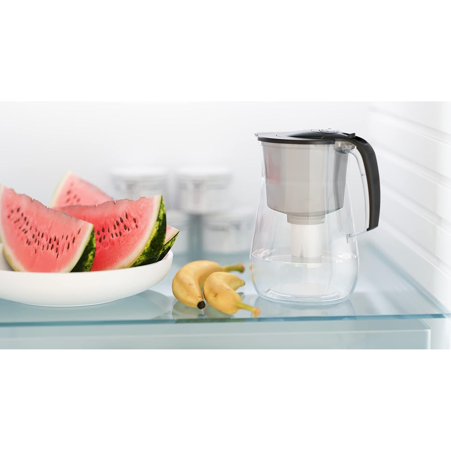 Jarra de Filtro Aquaphor Opal 12 Tazas Negra con Filtro B15