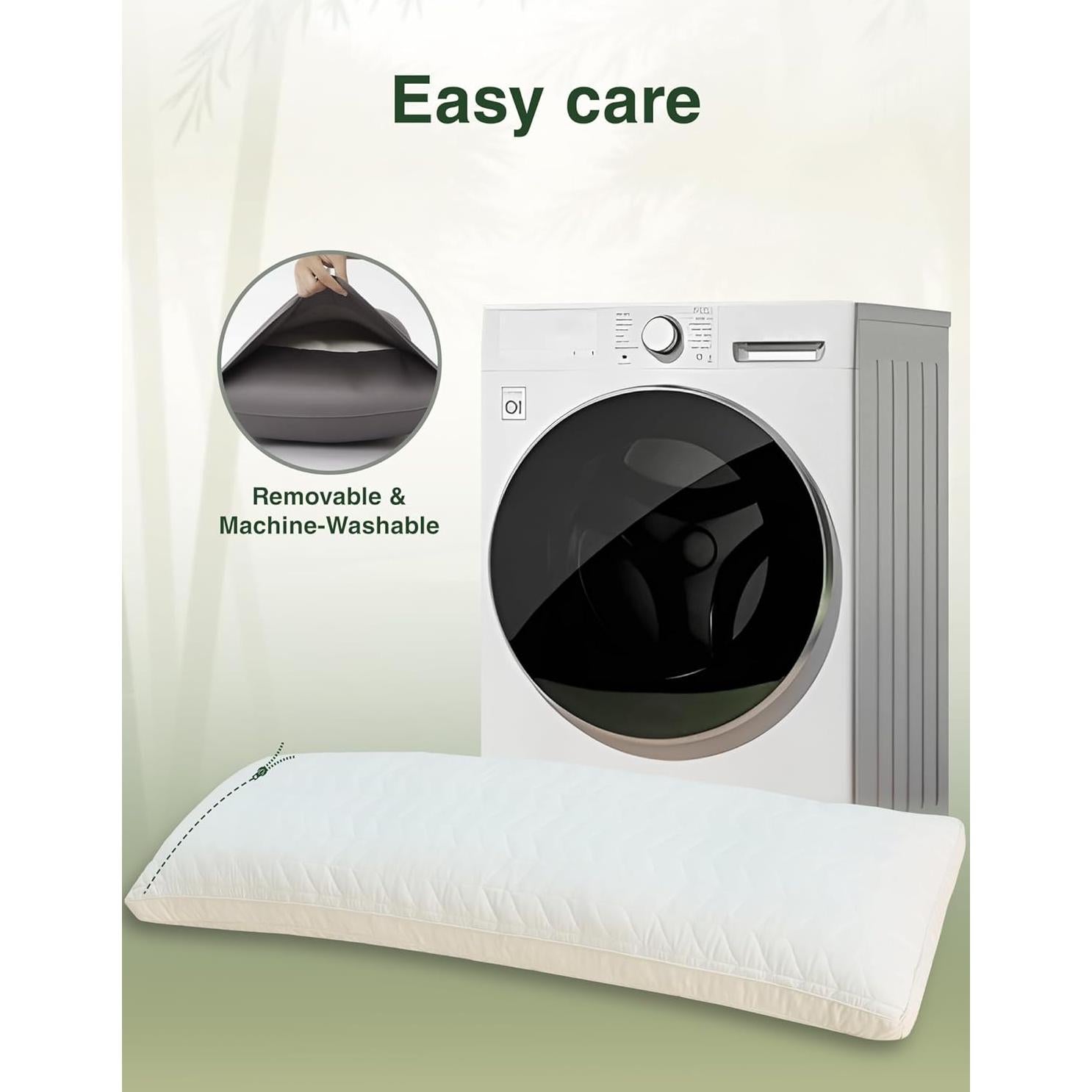 Almohada Corporal ZonLi Espuma con Memoria 50.8x137.2 cm Gris