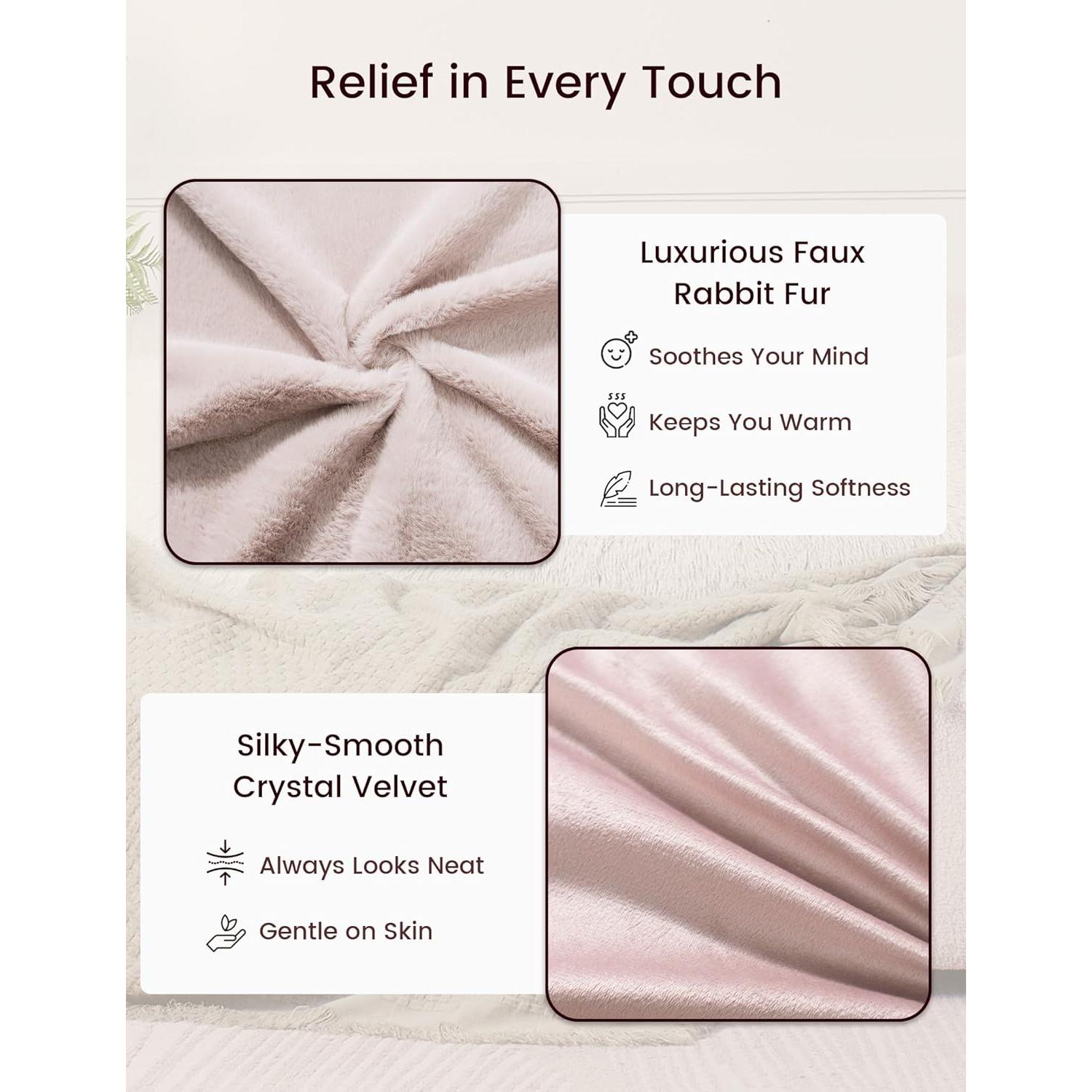 Almohada de Cuerpo Completo ZonLi 50.8x137.2 cm Espuma de Memoria Rosa