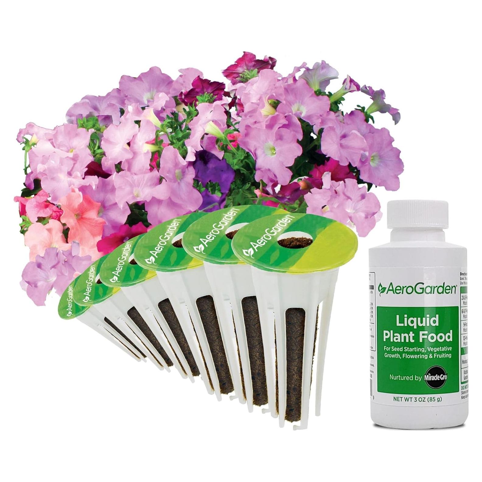 Kit de 6 cápsulas de semillas de Petunias en Cascada AeroGarden