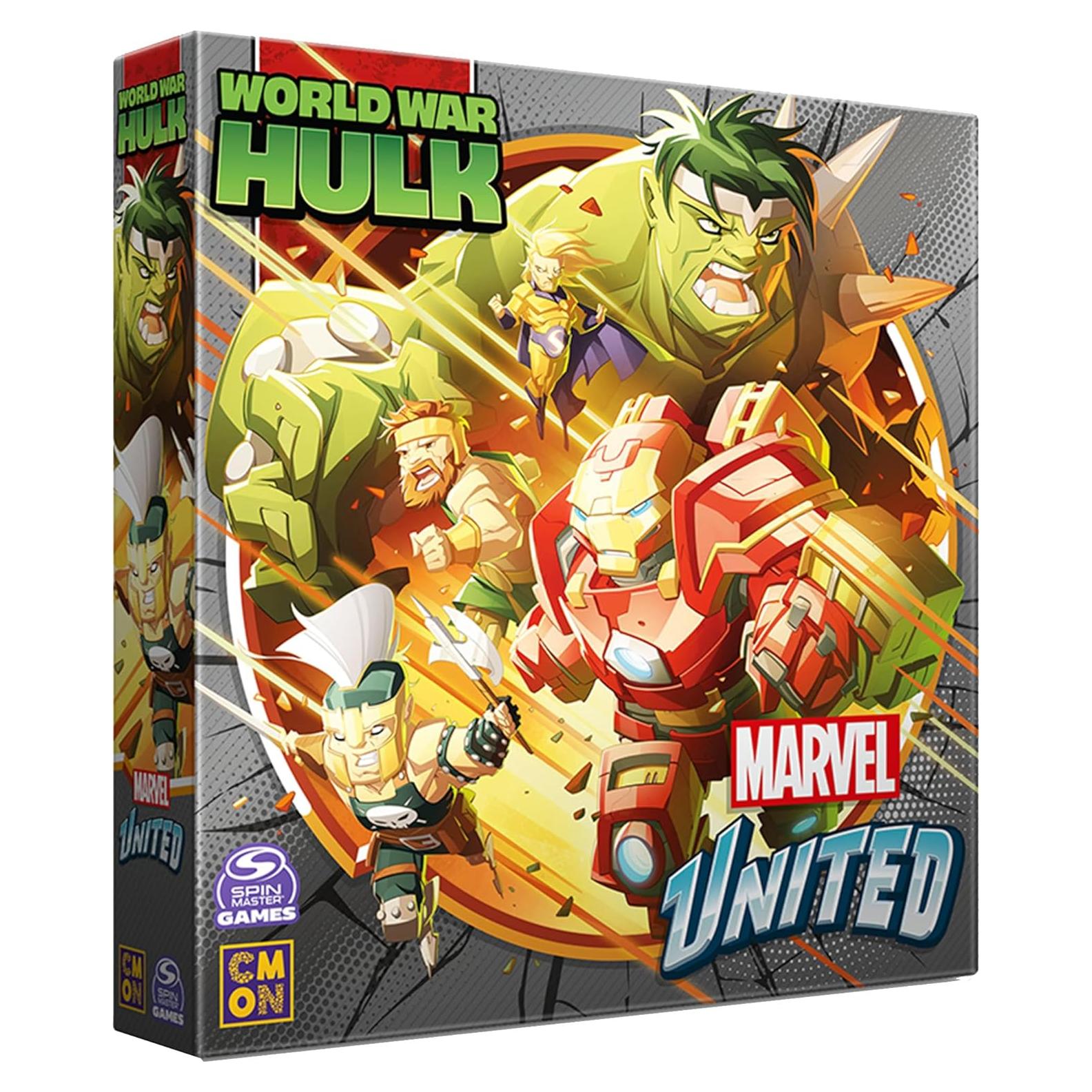 Expansión Marvel United Guerra Mundial Hulk - CMON - 1-5 Jugadores