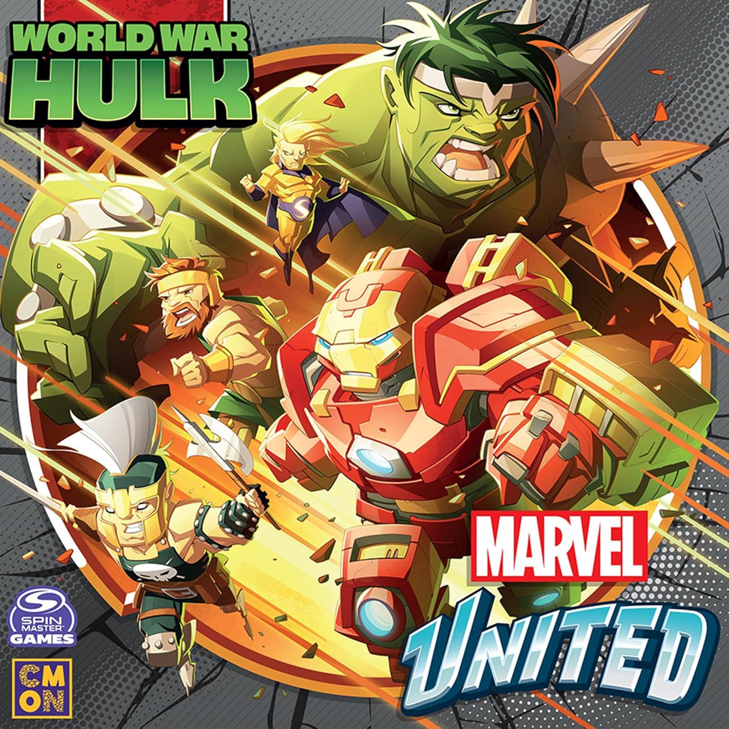 Expansión Marvel United Guerra Mundial Hulk - CMON - 1-5 Jugadores