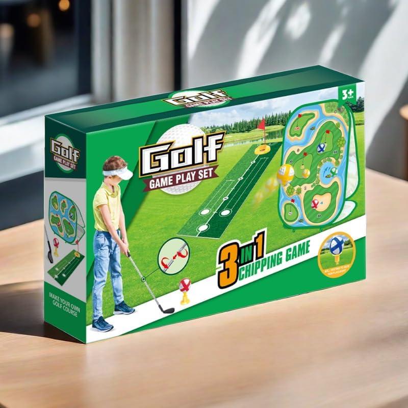 Juego de Golf 4-en-1 YSZZYSM para Niños y Adultos