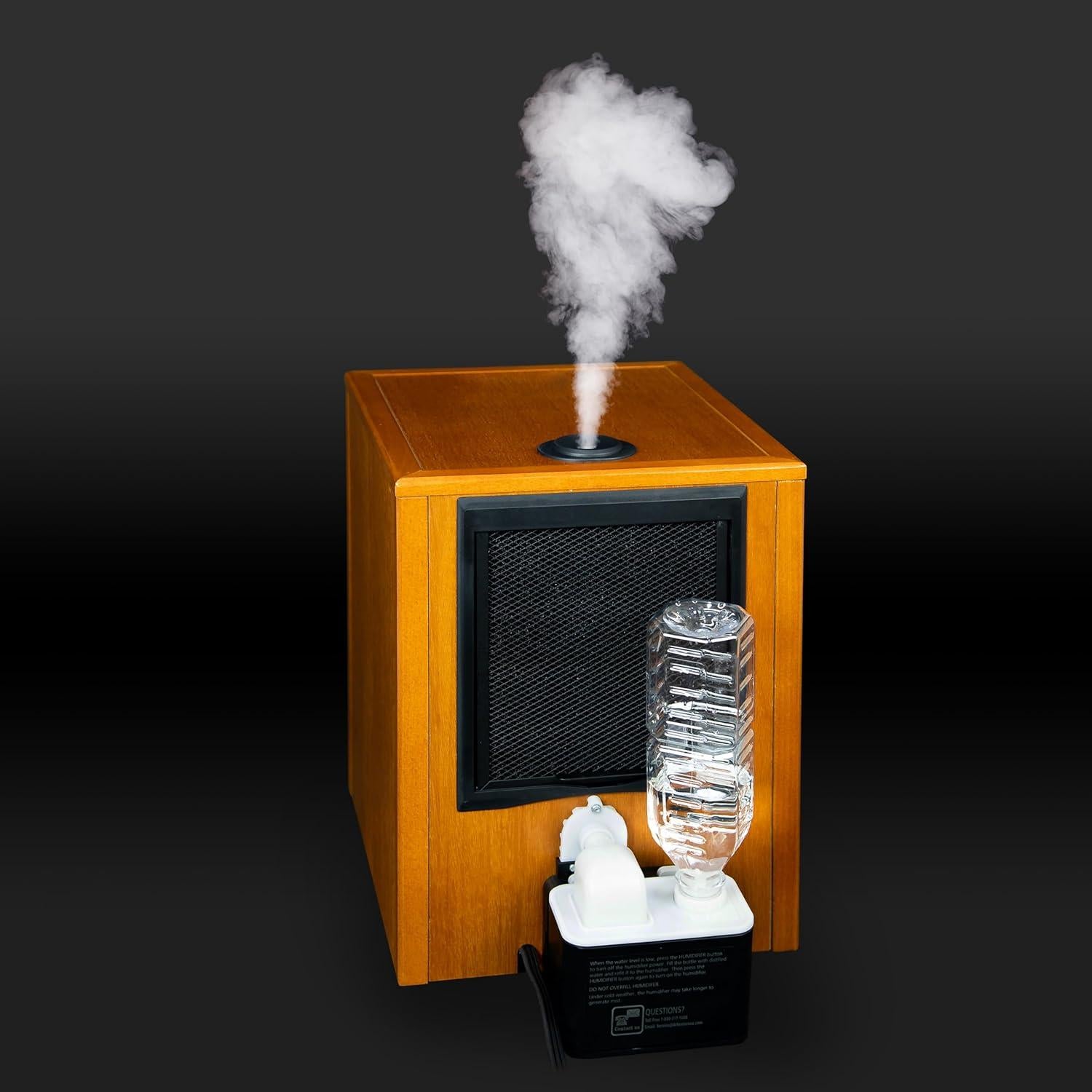 Calentador de Espacio Portátil Dr. Infrared DR-968H 1500W con Humidificador