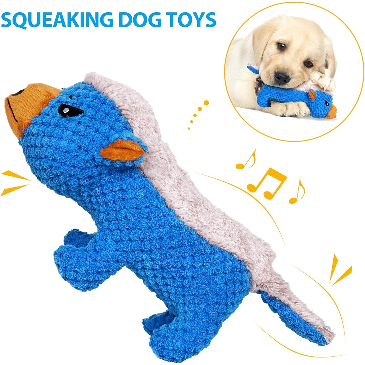 Juguete de Peluche para Perros IOKHEIRA Azul Indestructible