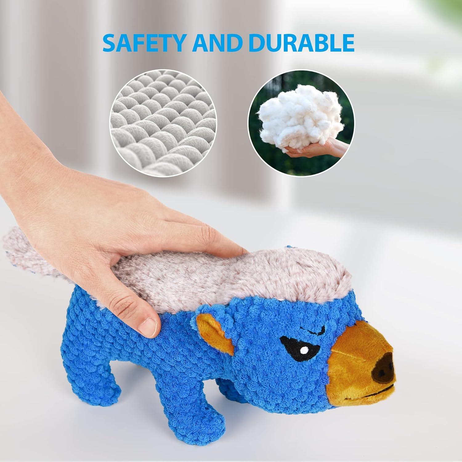 Juguete de Peluche para Perros IOKHEIRA Azul Indestructible