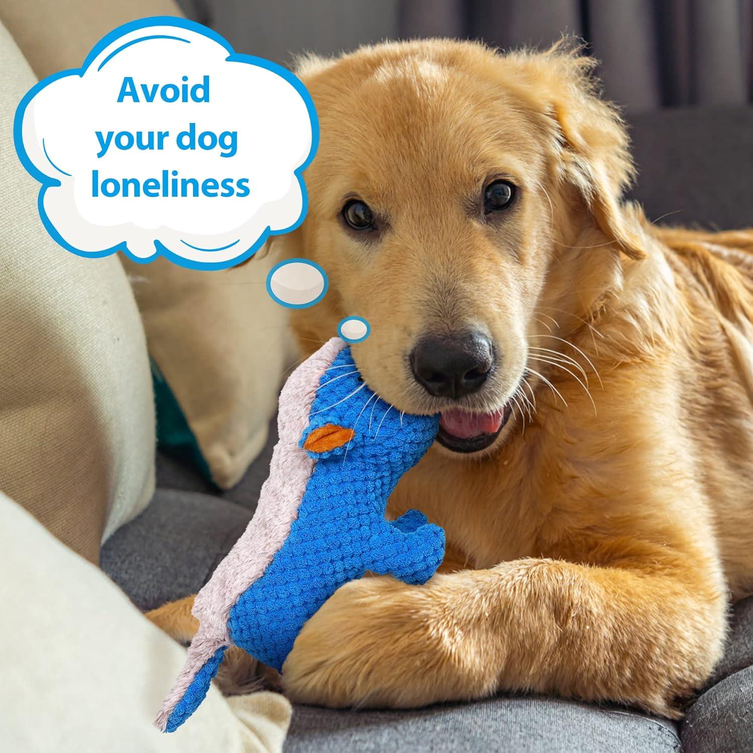 Juguete de Peluche para Perros IOKHEIRA Azul Indestructible