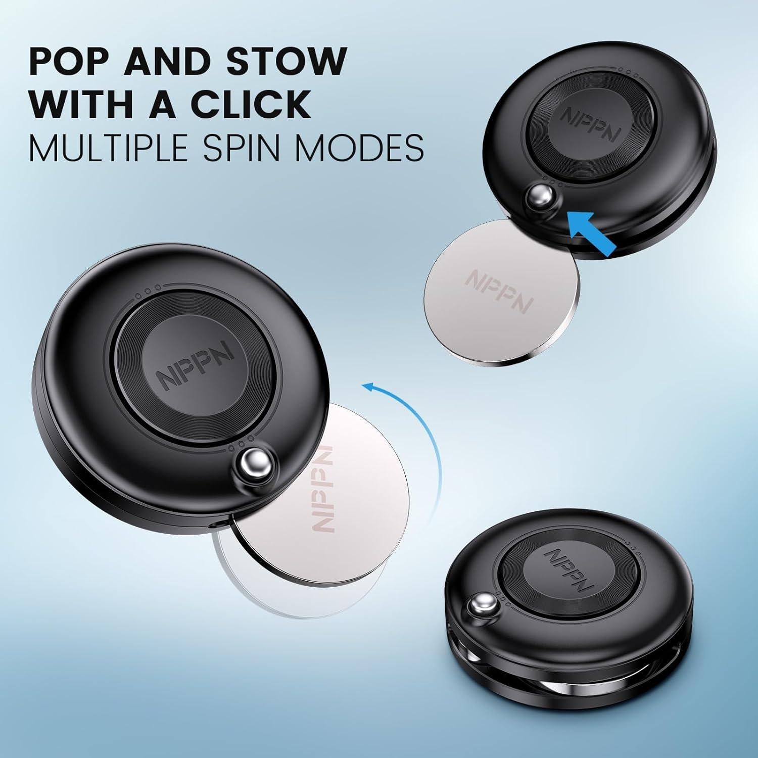 Wobble Fidget Spinner NPPN - Juguete Antiestrés Silencioso