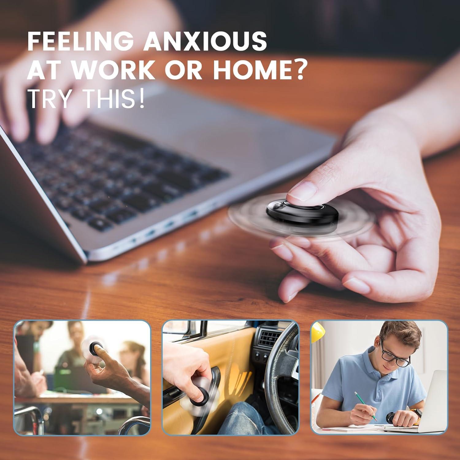 Wobble Fidget Spinner NPPN - Juguete Antiestrés Silencioso