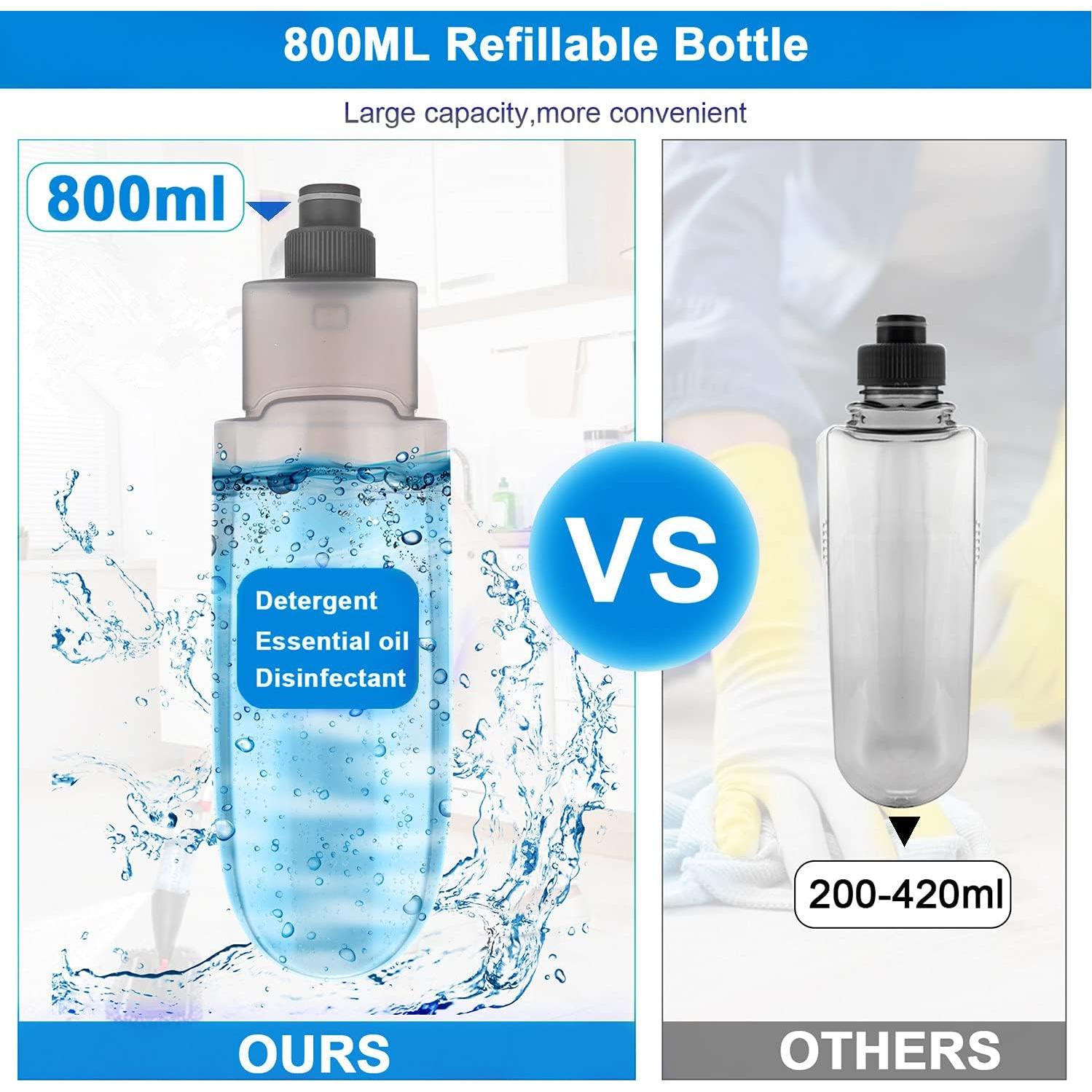 Mopa Pulverizadora CLDREAM 800ml con 3 Almohadillas Microfibra