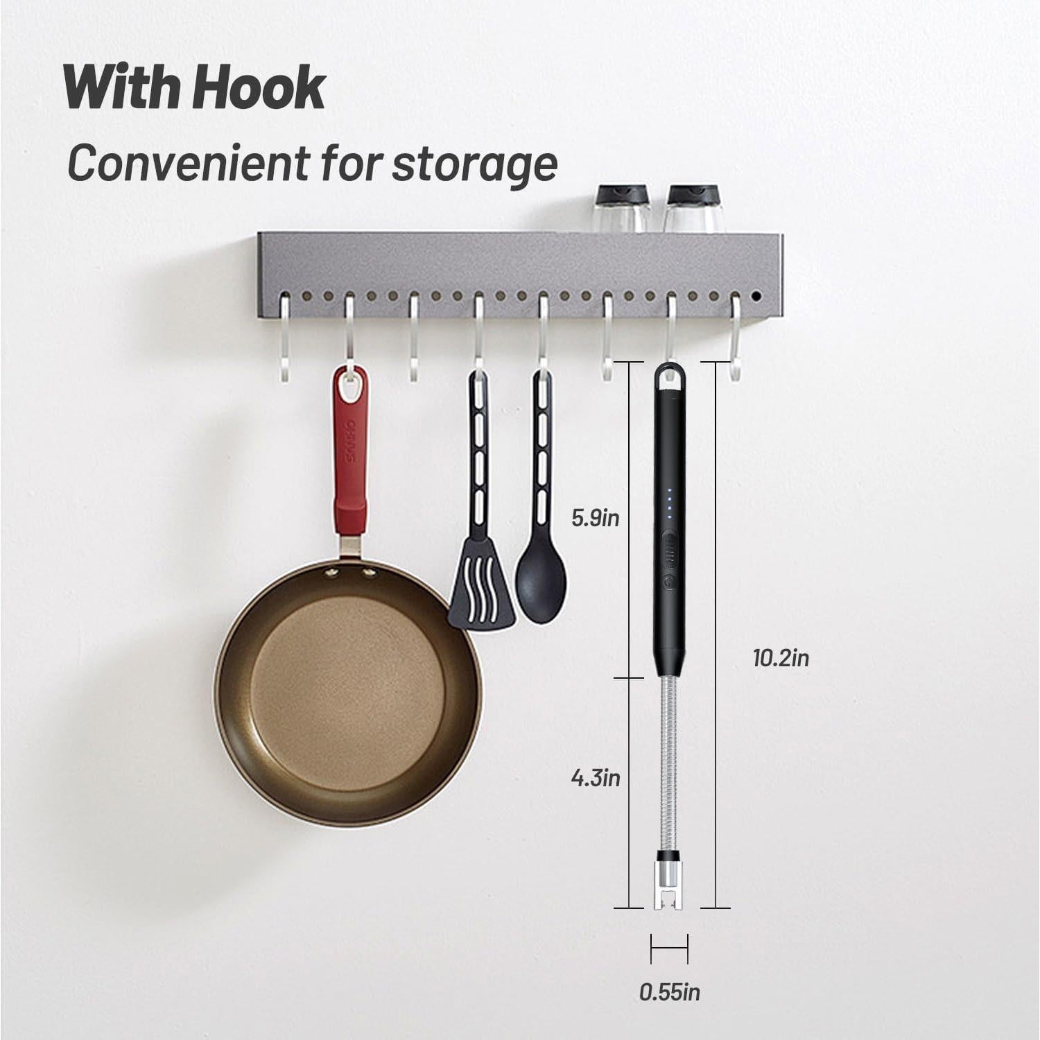 Encendedor Eléctrico VEHHE Flexible 360° Recargable USB Negro