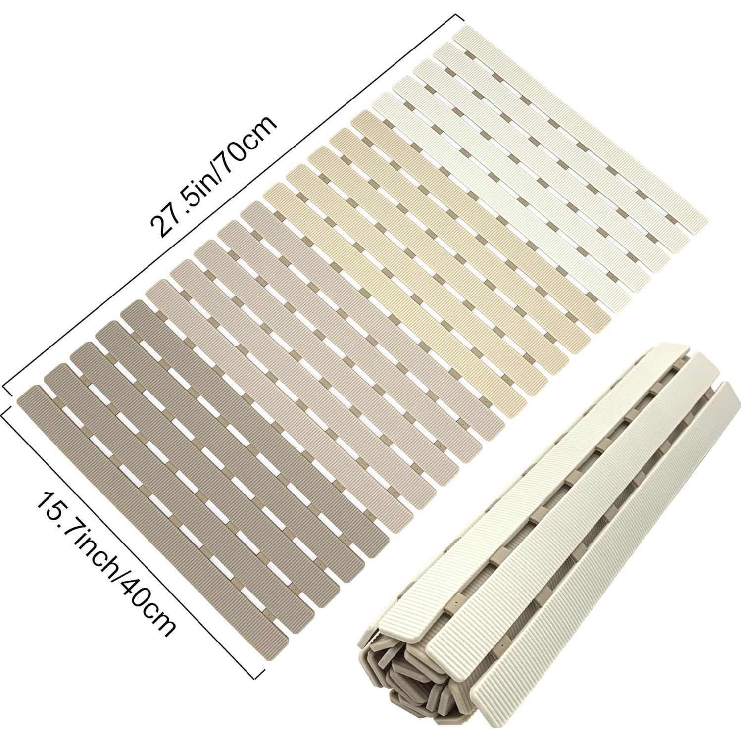 Alfombrilla de Ducha Antideslizante MBOSS 69.85x39.88cm Beige