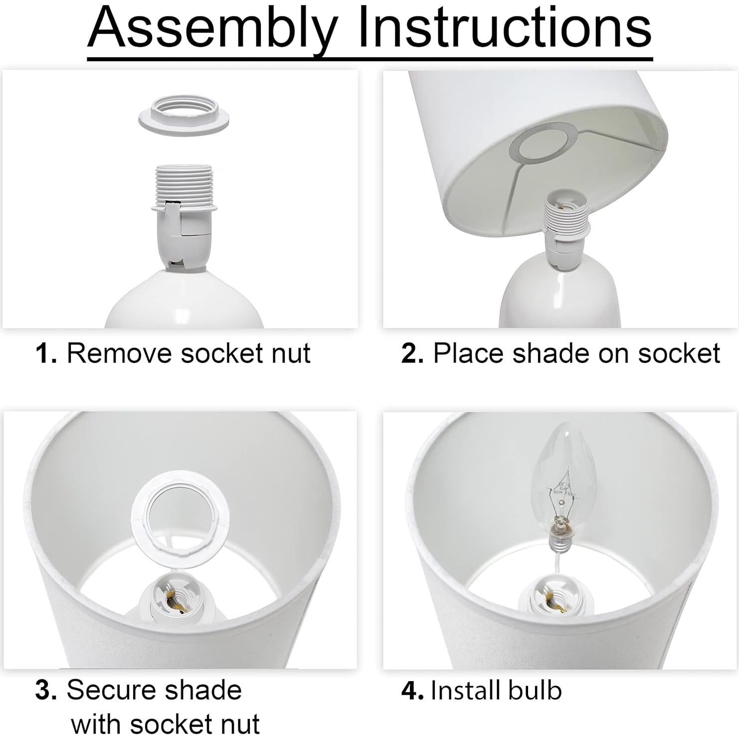 Lámpara de Mesa Simple Designs LT1134-MST Cerámica 25.5 cm Amarillo Mostaza