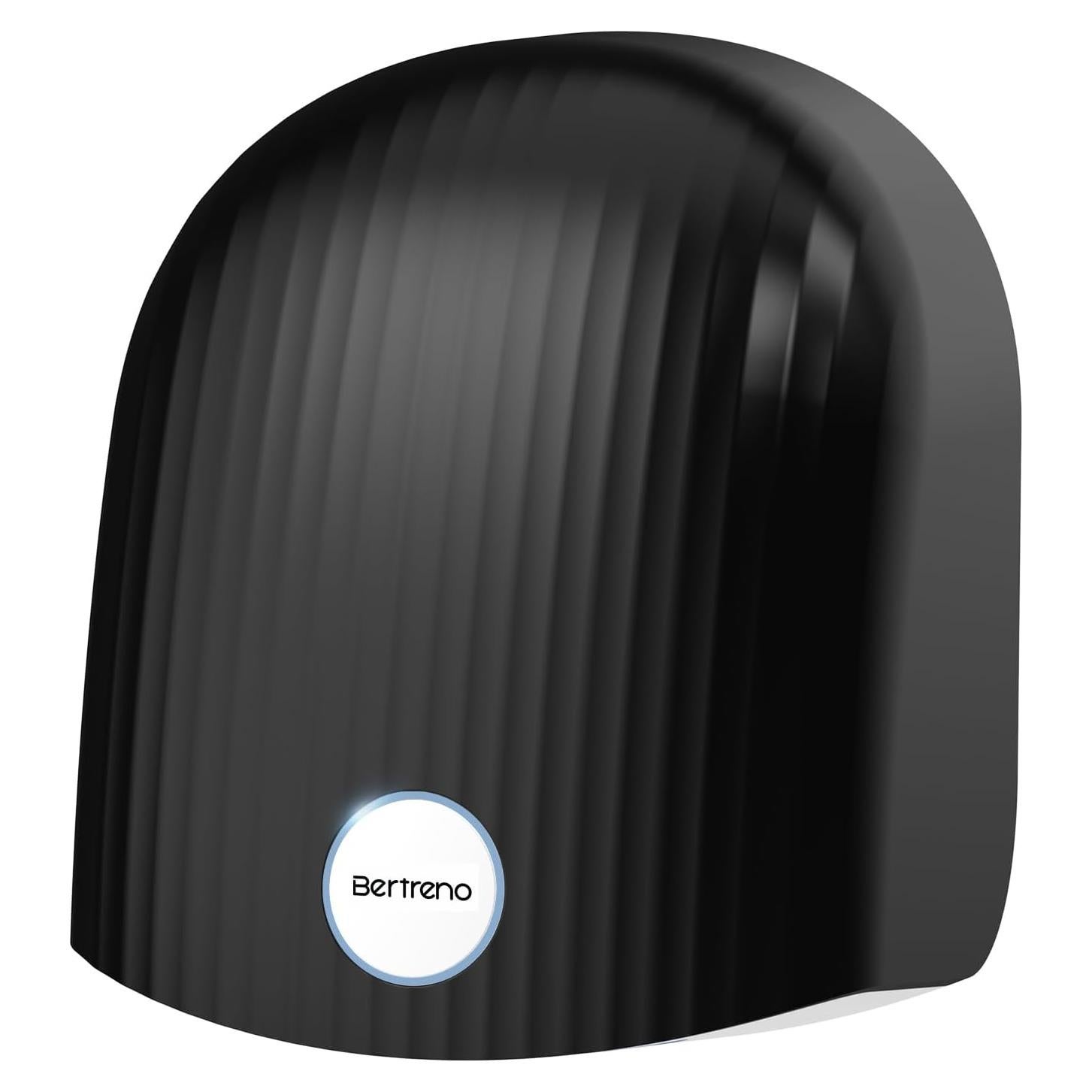 Secador de Manos Eléctrico Bertreno 110V Compacto Negro