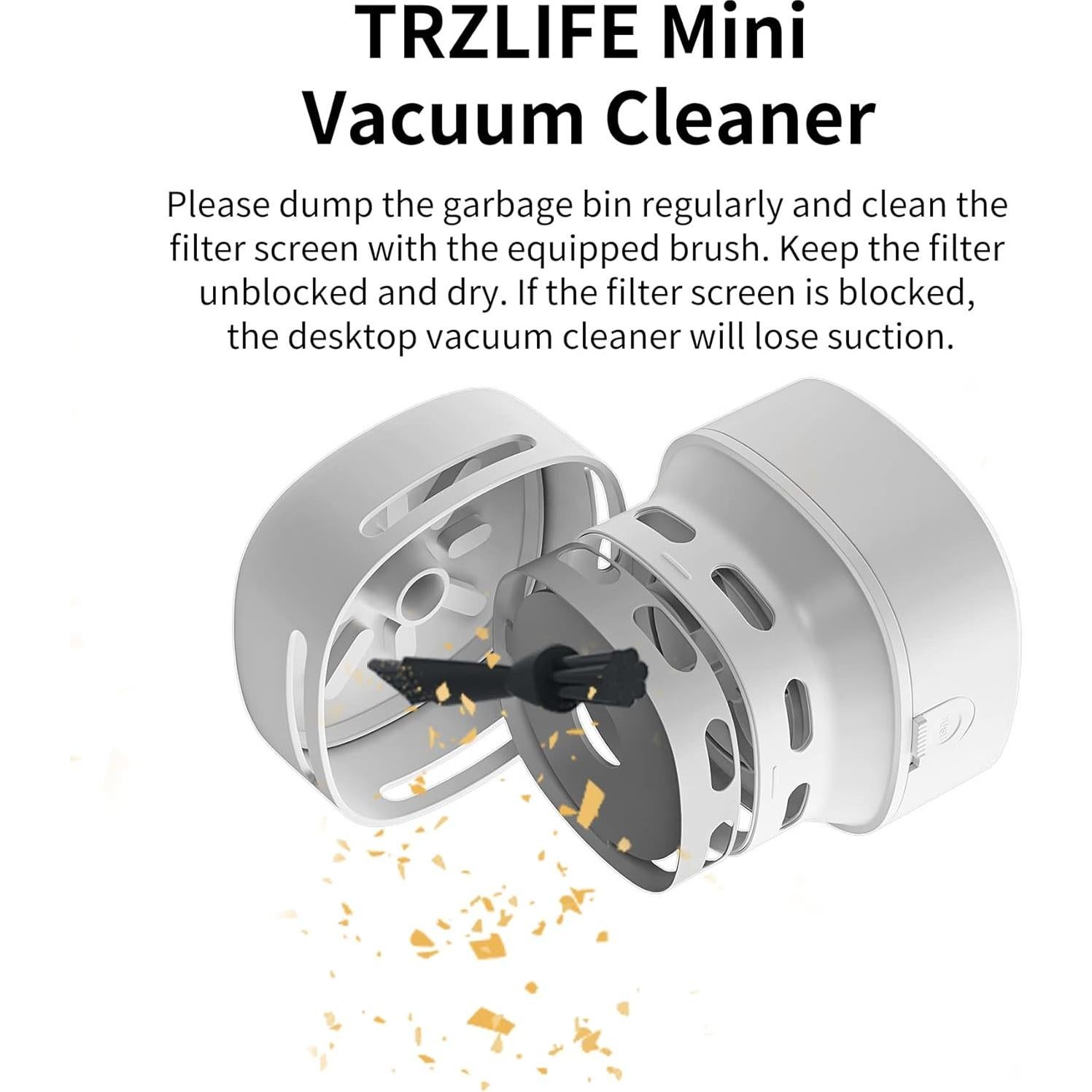 Aspiradora de Escritorio Inalámbrica TRZLIFE VAC 03 Rosa