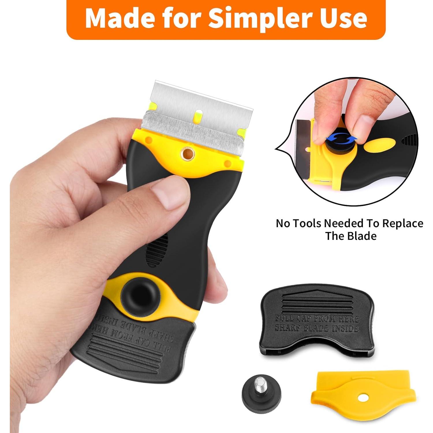 Raspador de Plástico Nalisence 2 en 1 con 40 Cuchillas