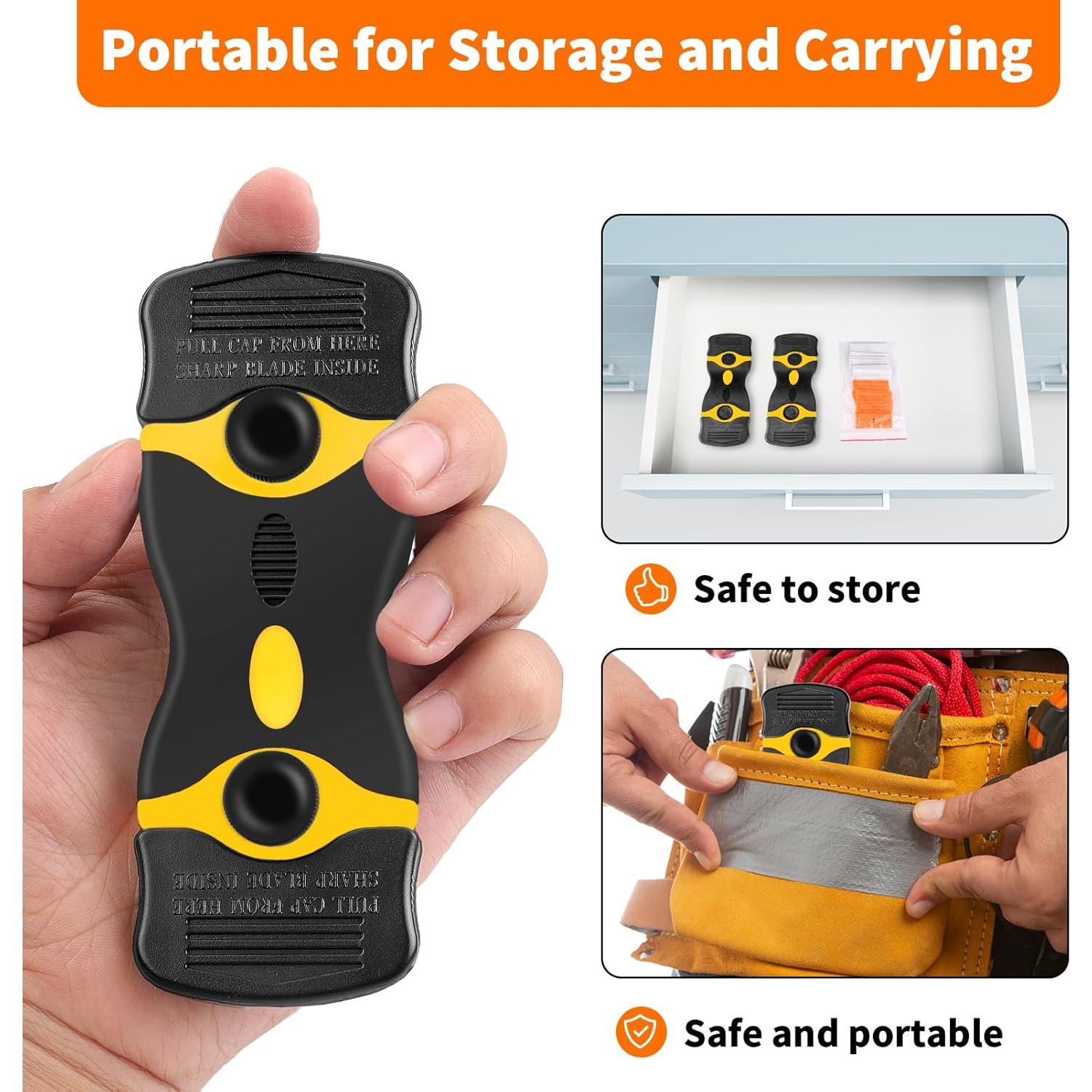 Raspador de Plástico Nalisence 2 en 1 con 40 Cuchillas