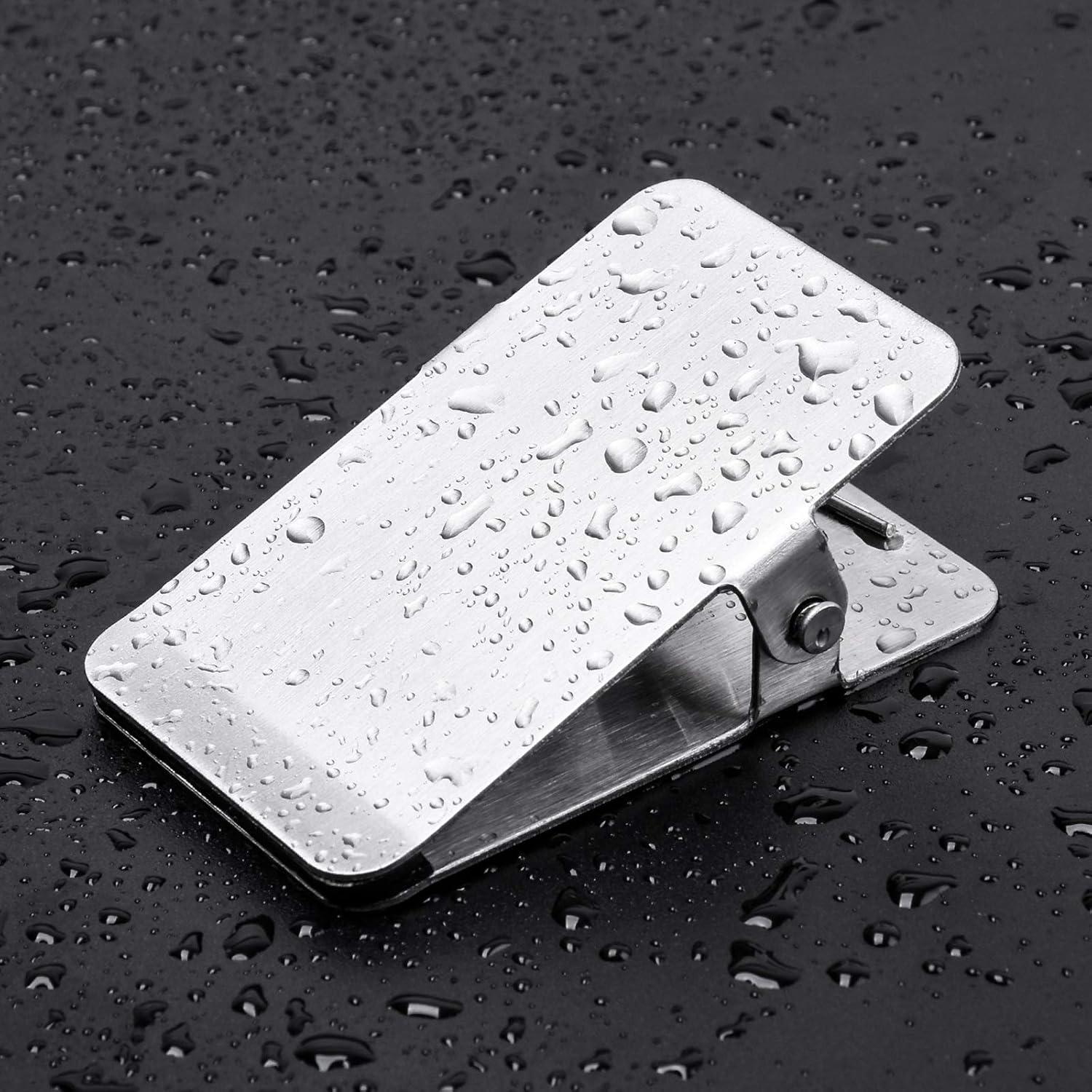 Pinzas de Acero Inoxidable BURLIHOME - 6 Piezas Grandes Multifuncionales