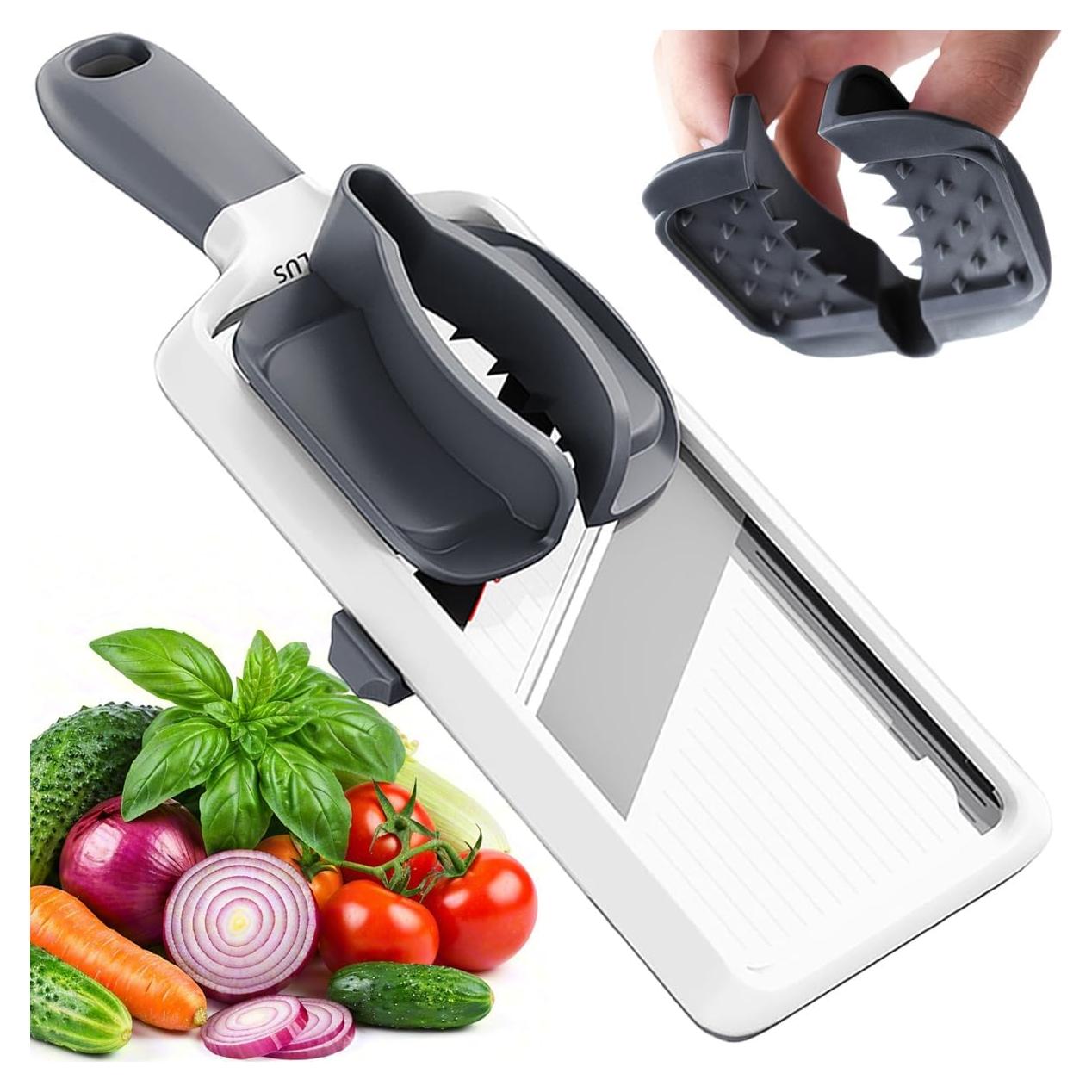 Cortador de Mandolina Ajustable NACOLUS 30x10.5cm Acero Inoxidable