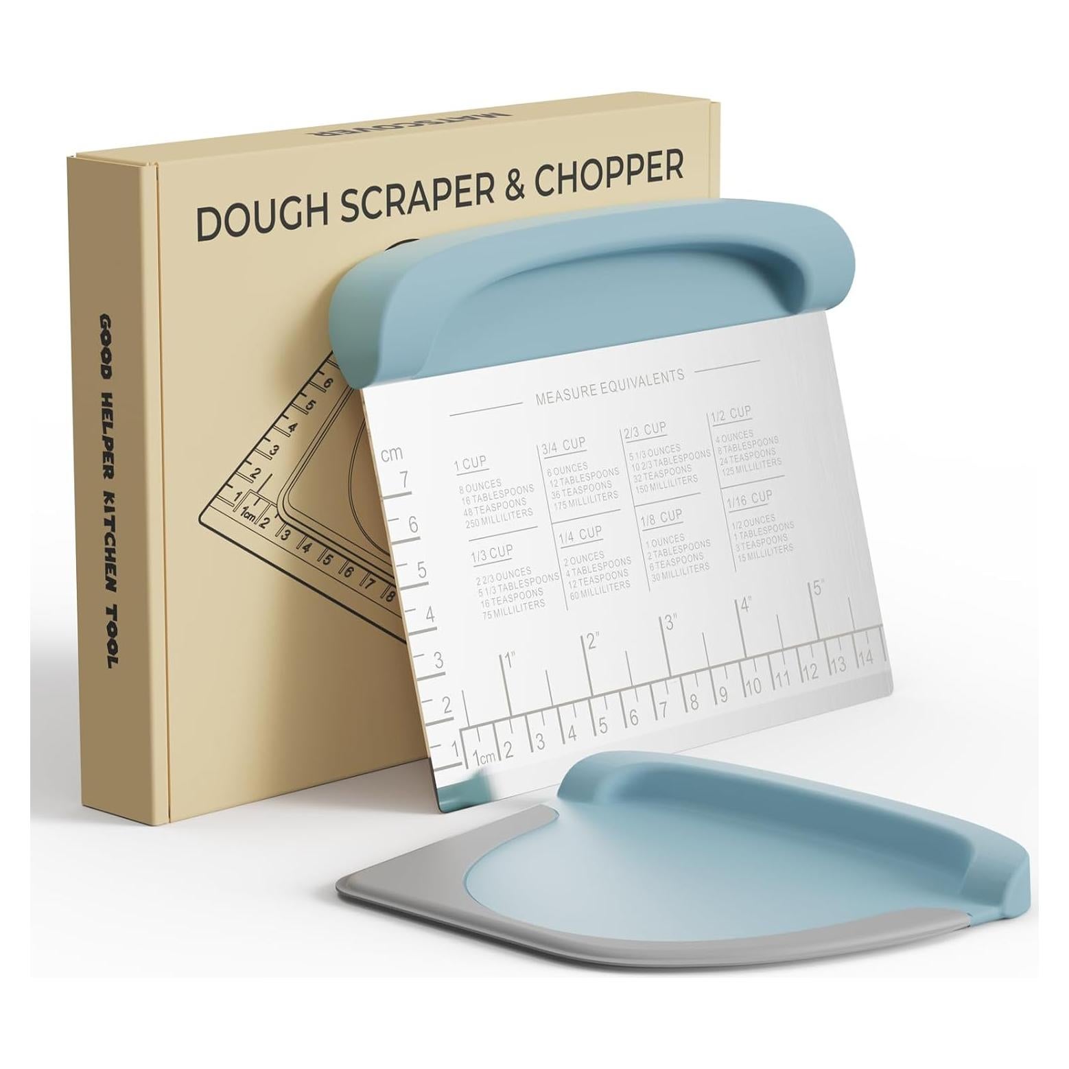 Set de Raspador de Masa Matscover Azul - Acero Inoxidable