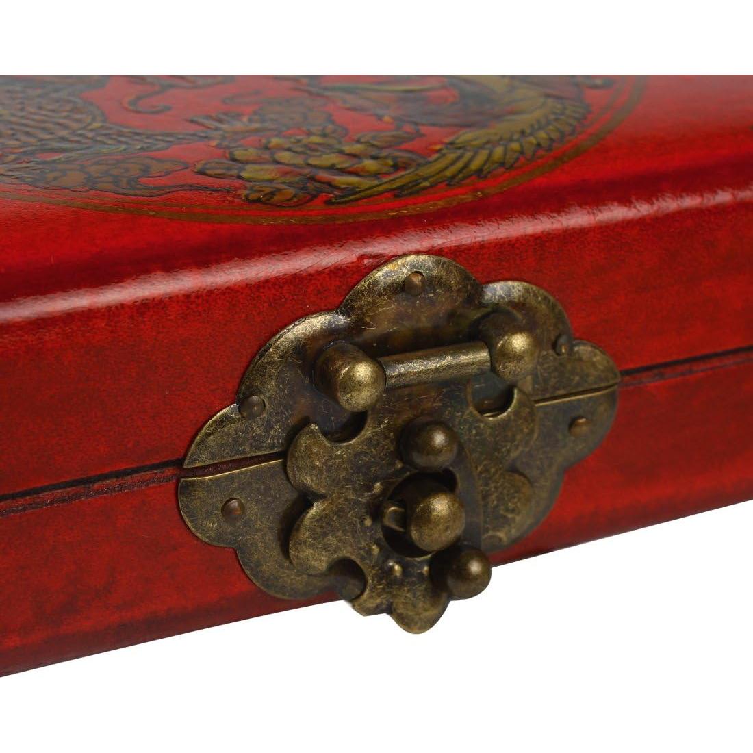 Ábaco Clásico de Madera Larcele SP-01 con Caja de Cuero