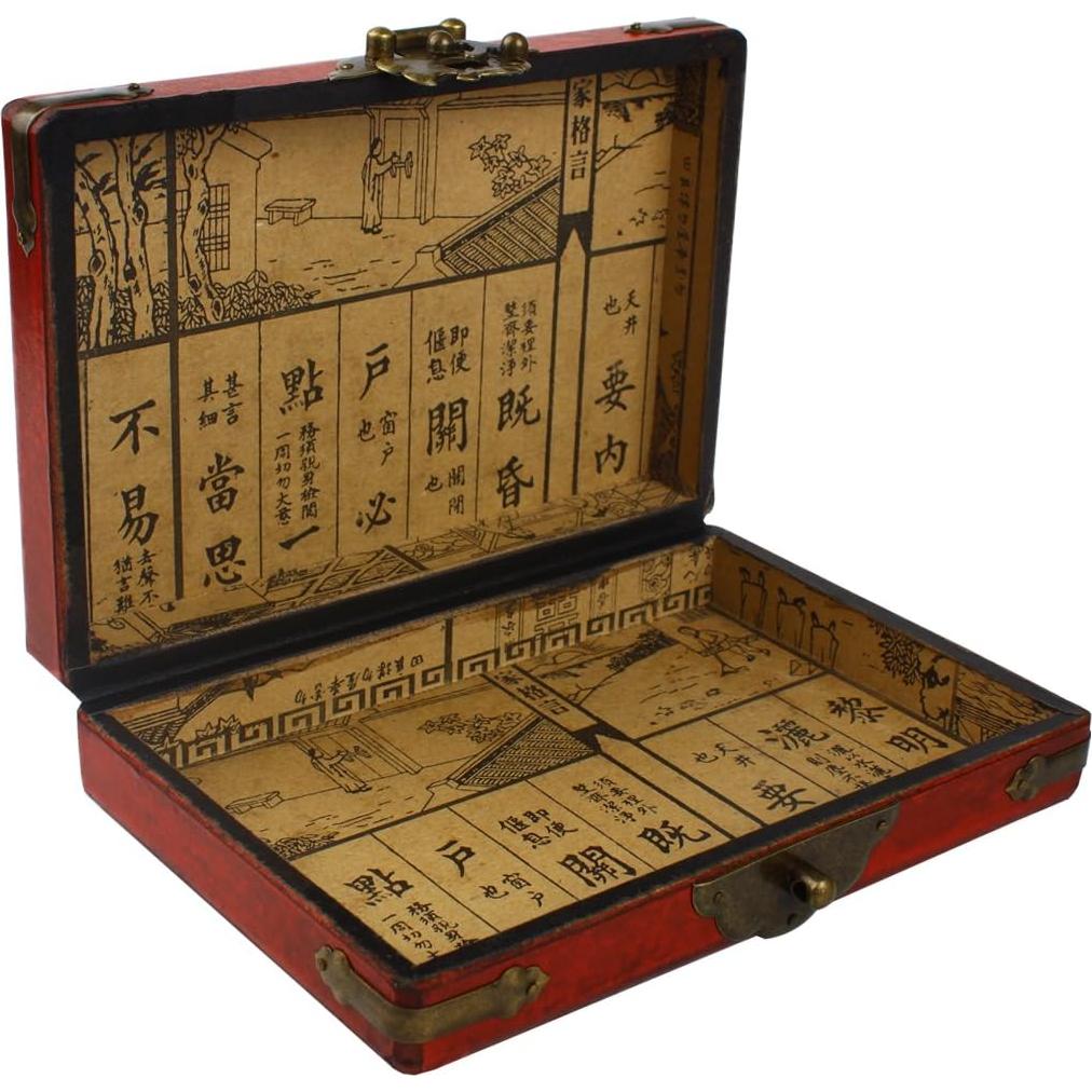 Ábaco Clásico de Madera Larcele SP-01 con Caja de Cuero