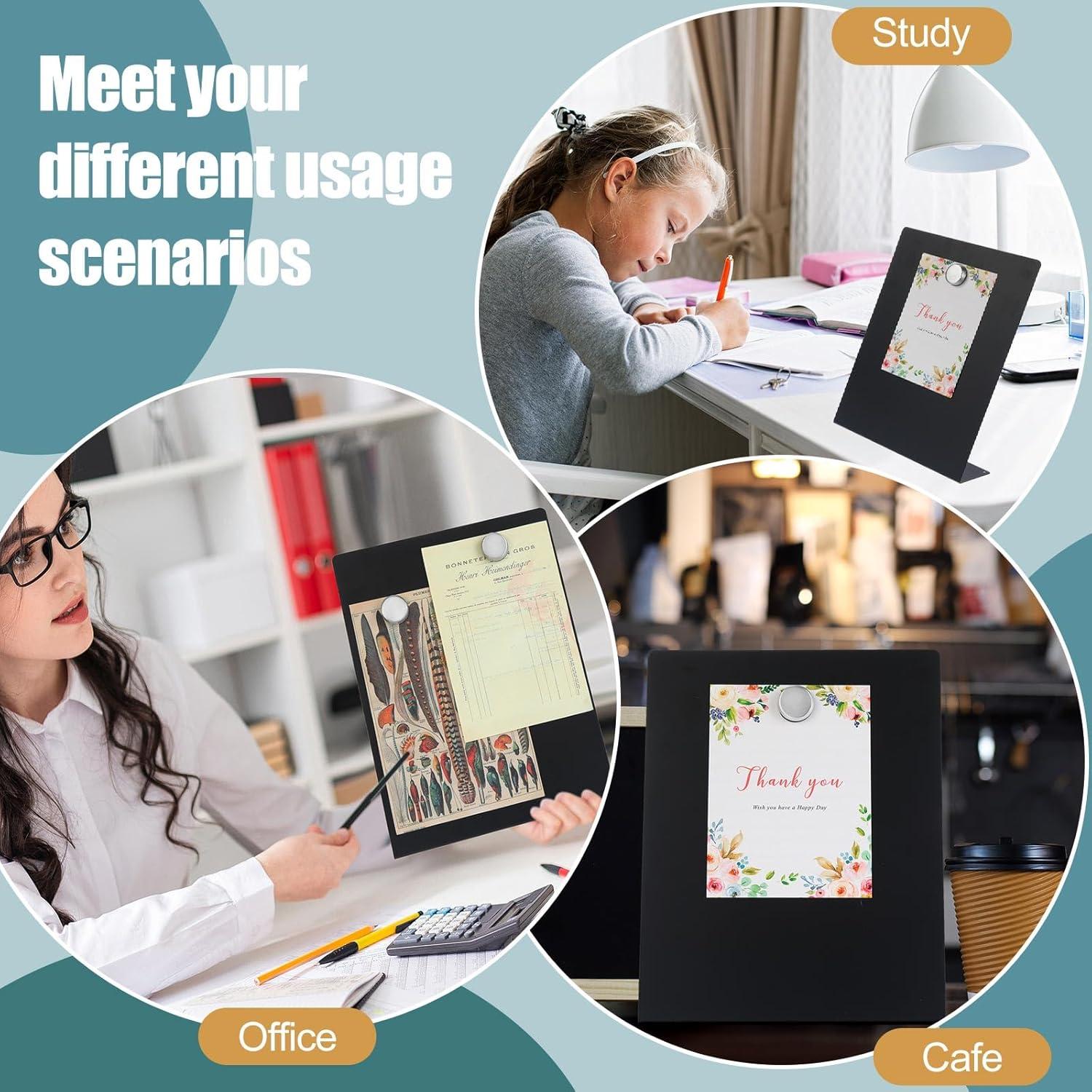 Tablero de Anuncios Magnético Fainne 28x22 cm Negro