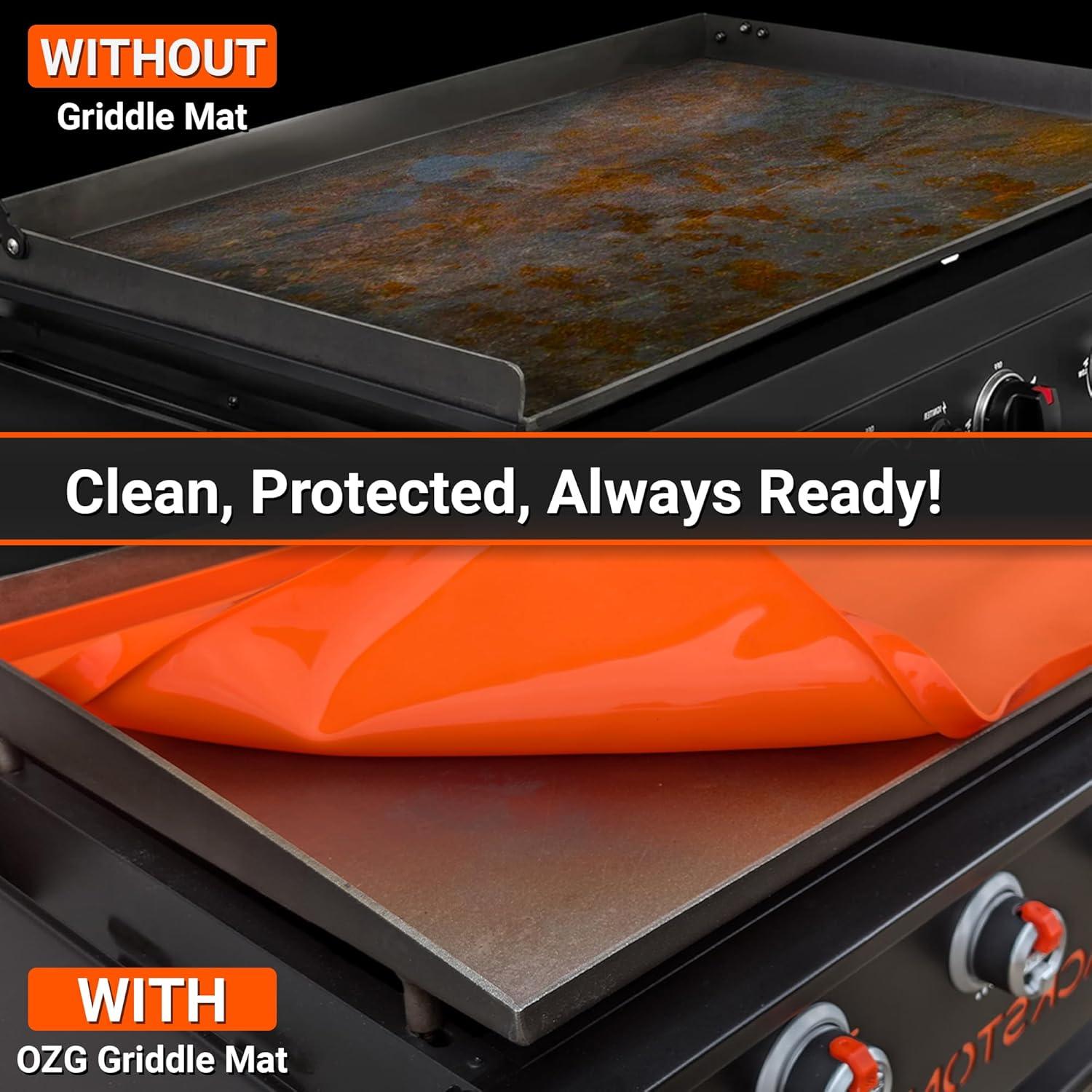 Mat de Silicona OZG 22" para Plancha Blackstone - Protección Total