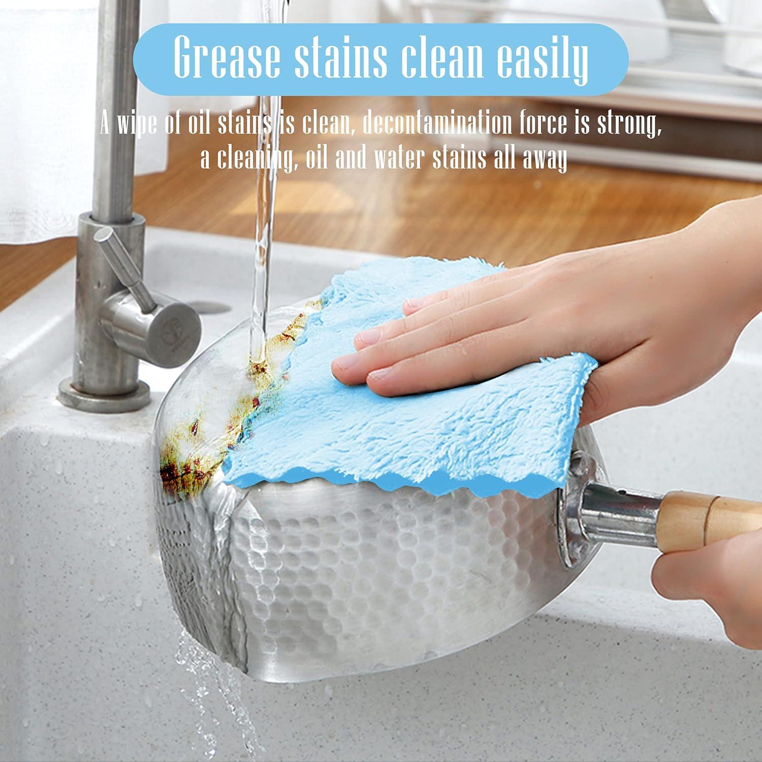 Paquete de 24 paños de cocina reutilizables Sunny zzzZZ 25.4 cm