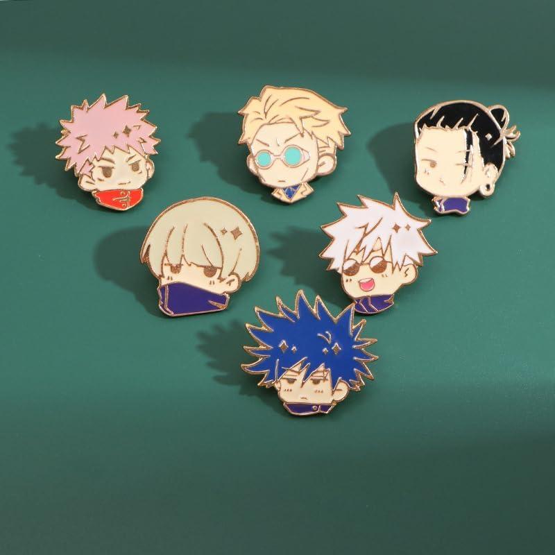 Pins Anime JJK 8PC VNYIGDJS Gojo Yuji Megumi Kento