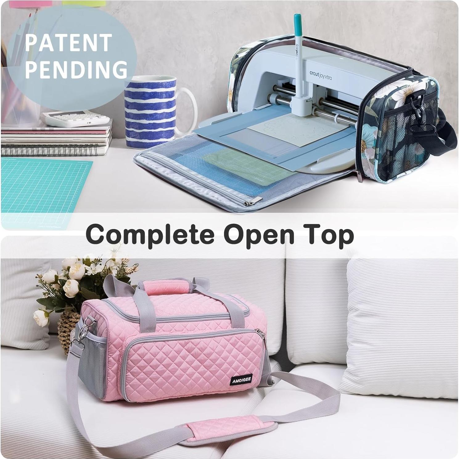 Funda AMOIGEE para Cricut Joy Xtra, Azul Jazmín, Resistente