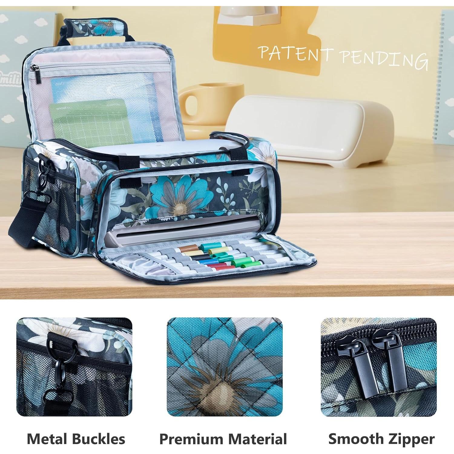 Funda AMOIGEE para Cricut Joy Xtra, Azul Jazmín, Resistente