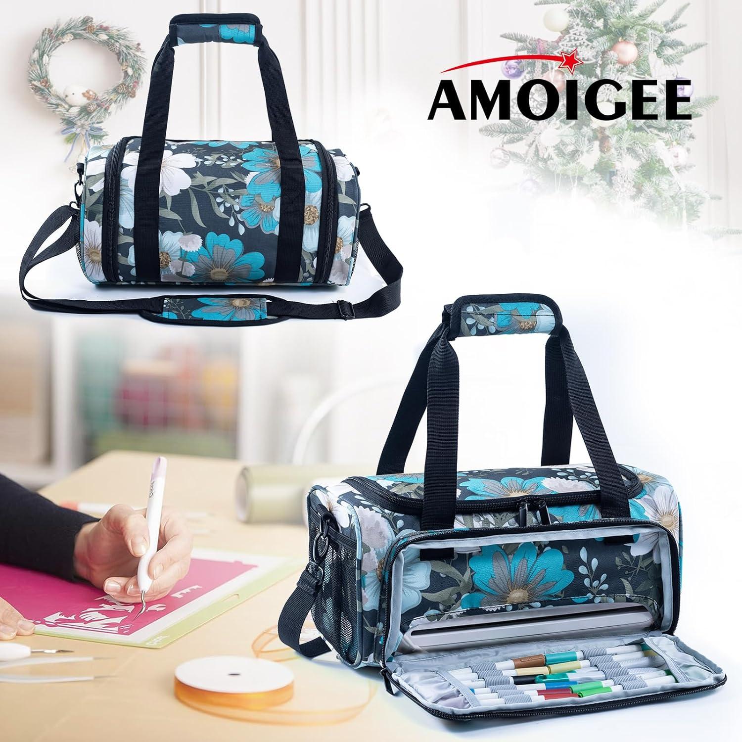 Funda AMOIGEE para Cricut Joy Xtra, Azul Jazmín, Resistente