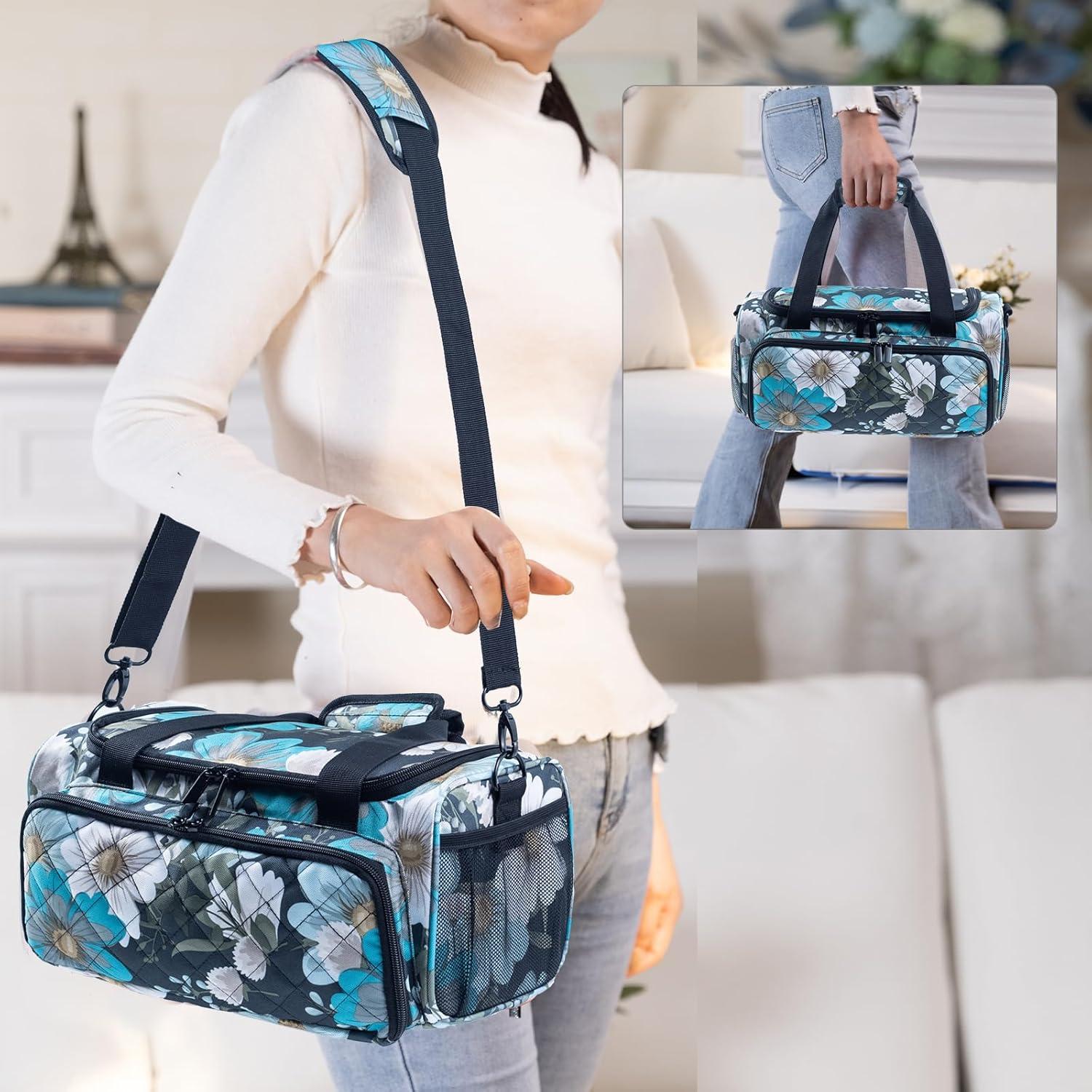 Funda AMOIGEE para Cricut Joy Xtra, Azul Jazmín, Resistente