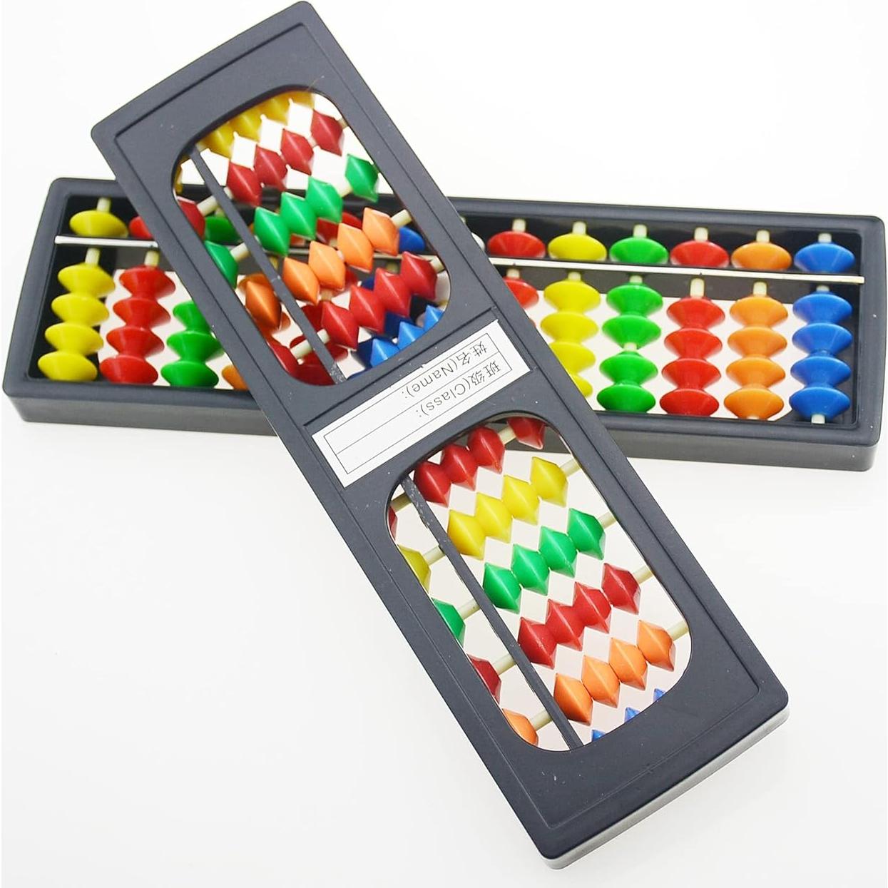 Ábaco Soroban CCHW 13 columnas plástico colorido para niños