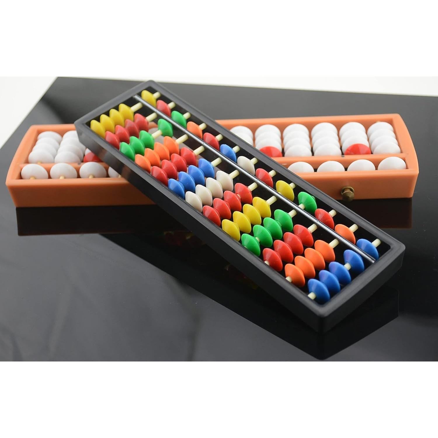 Ábaco Soroban CCHW 13 columnas plástico colorido para niños