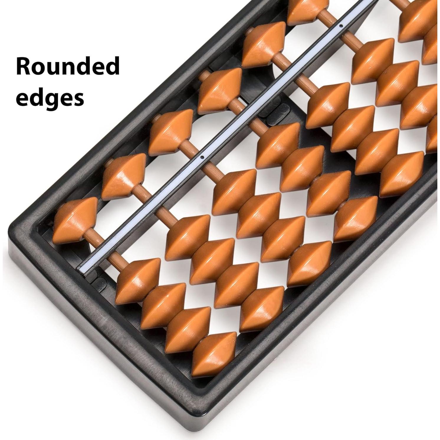 Ábaco Soroban Profesional Yellow Mountain 17 Columnas 26.7 cm