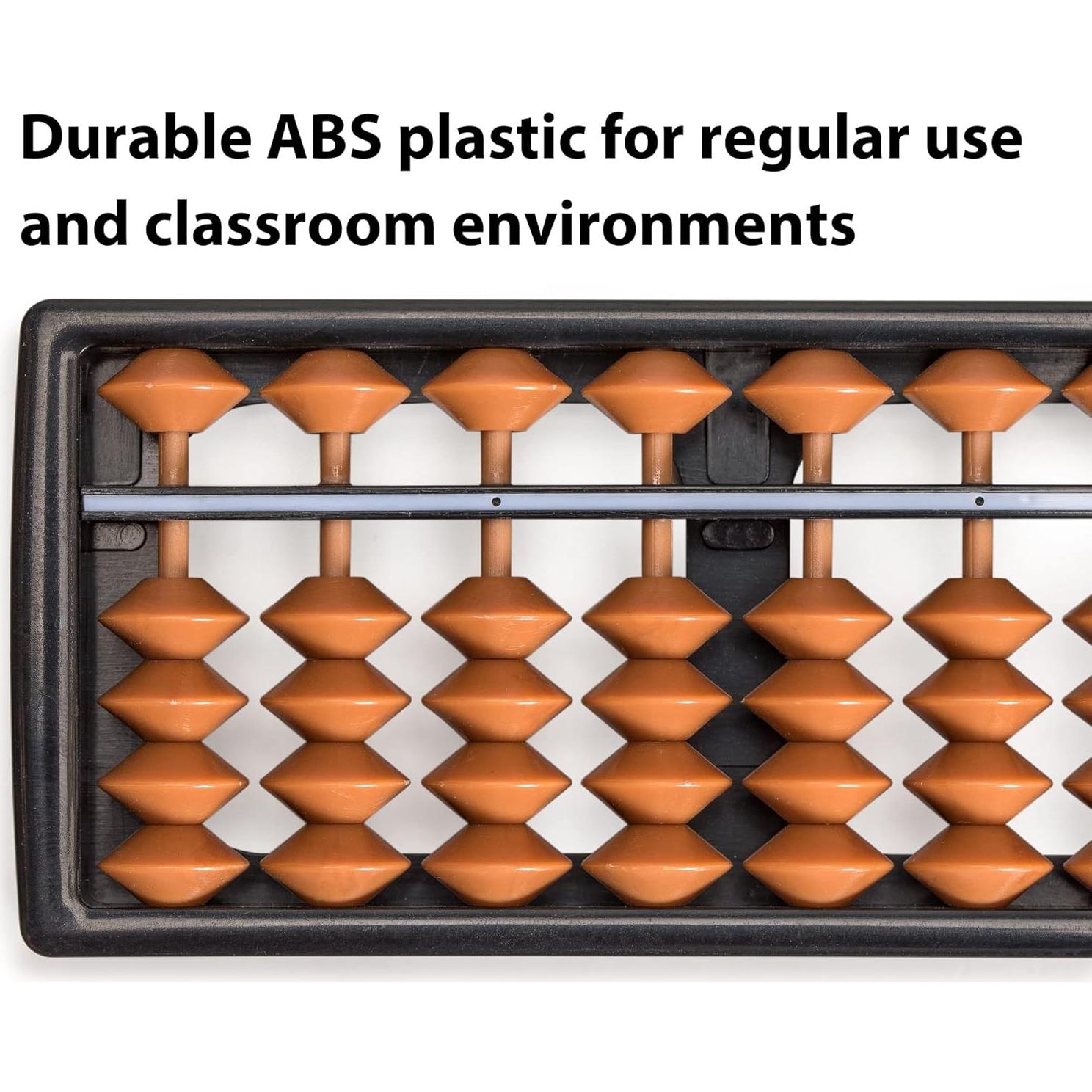 Ábaco Soroban Profesional Yellow Mountain 17 Columnas 26.7 cm